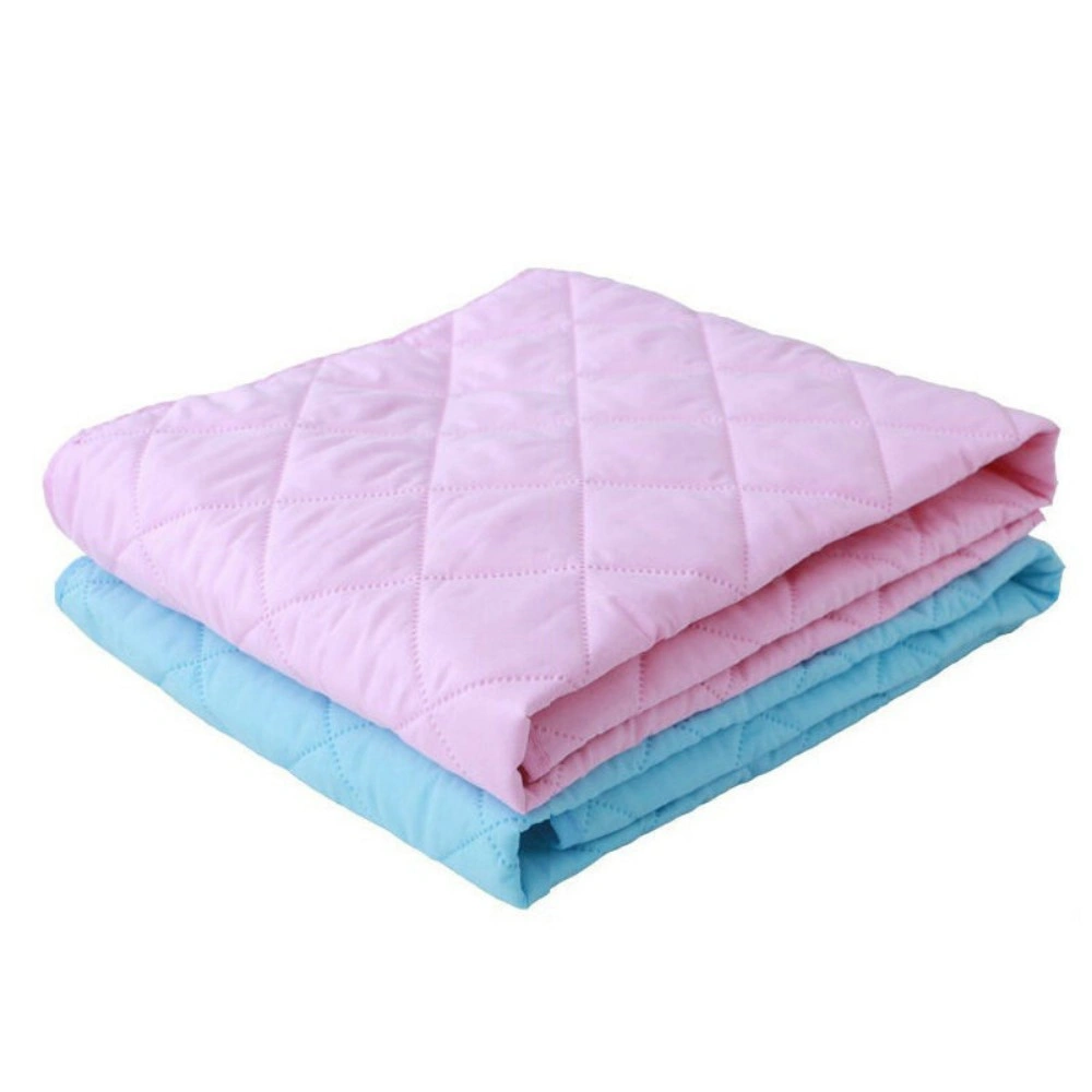 Washable Absorbent Incontinence Bed Pads Reusable Mattress Protector Sheet - Blue 70x120cm view 6