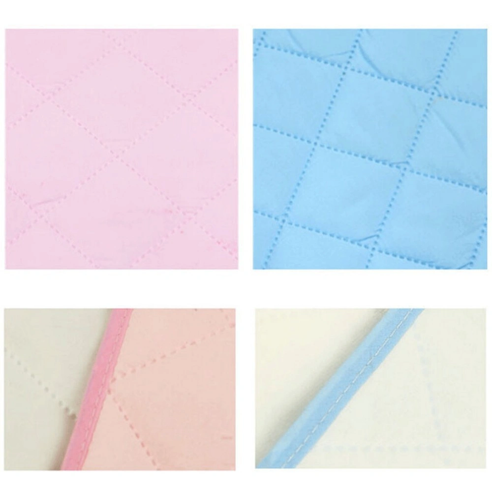 Washable Absorbent Incontinence Bed Pads Reusable Mattress Protector Sheet - Blue 70x120cm view 7