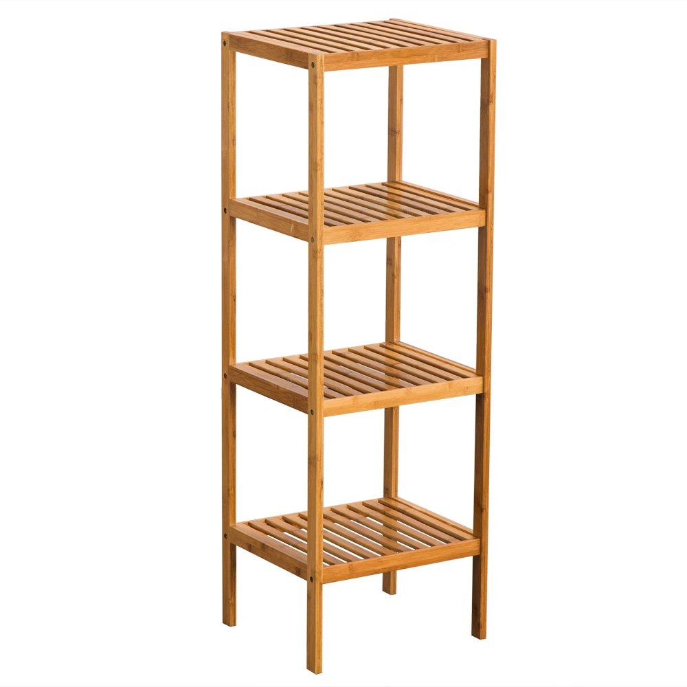 Four-Layer Shelf Wood Color