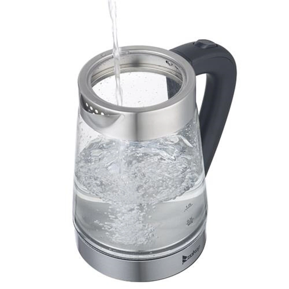 HD-250 2.5L Electric Kettle 1200W 110V Blue Glass Boiler Fast Boiling Water Heater BPA-Free view 5