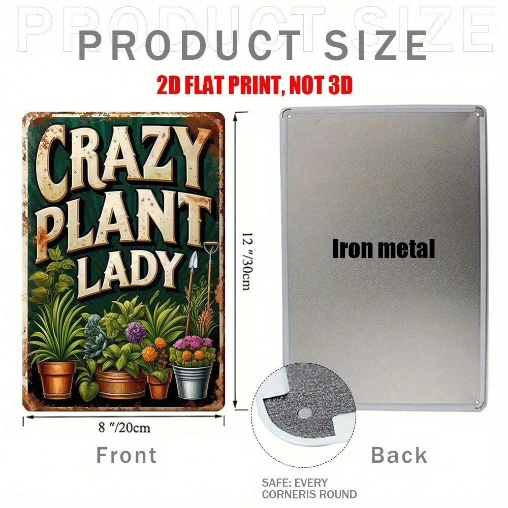 Vintage Rustic Aluminum Sign 8x12 Inch 20.3x30.5cm Metal Wall Decor Home Decoration CIFbuy TikTok Temu Pick-Up view 4