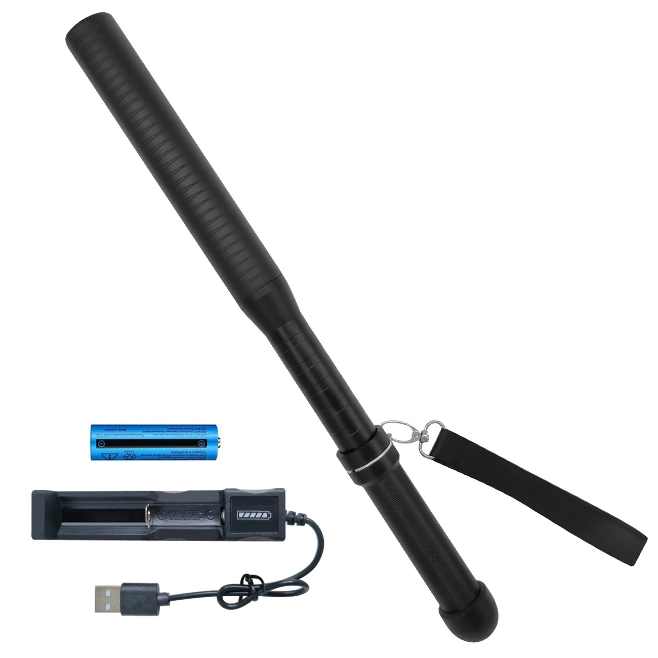 USB Rechargeable LED Flashlight, 3-Mode Outdoor Camping Hiking Flashlight Set view 5