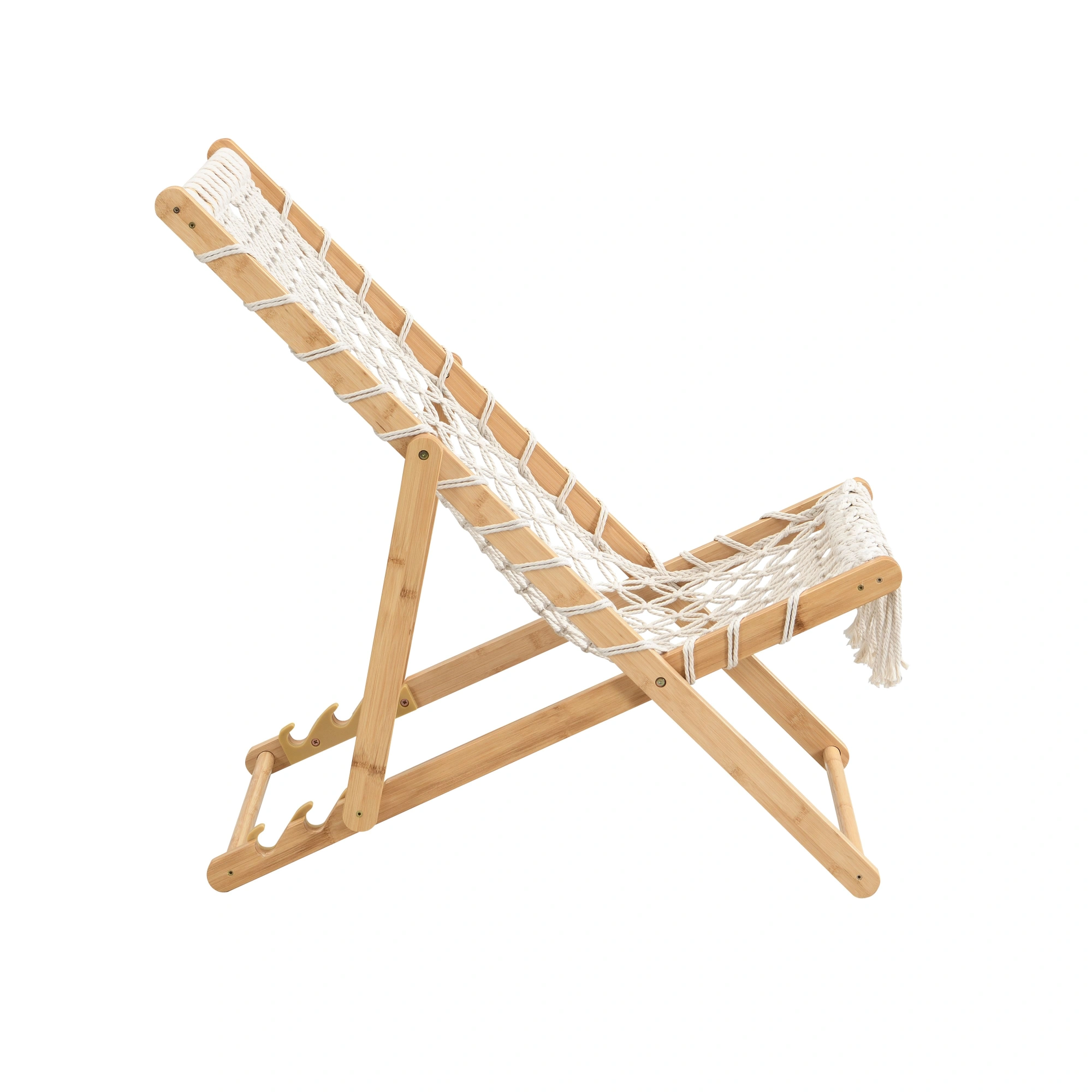 Set of 2 Handwoven Rope Chairs, Wicker Weaving Accent Chairs for Patio, Living Room, Garden, Balcony-Seating, Does Not Support Self Pickup view 5
