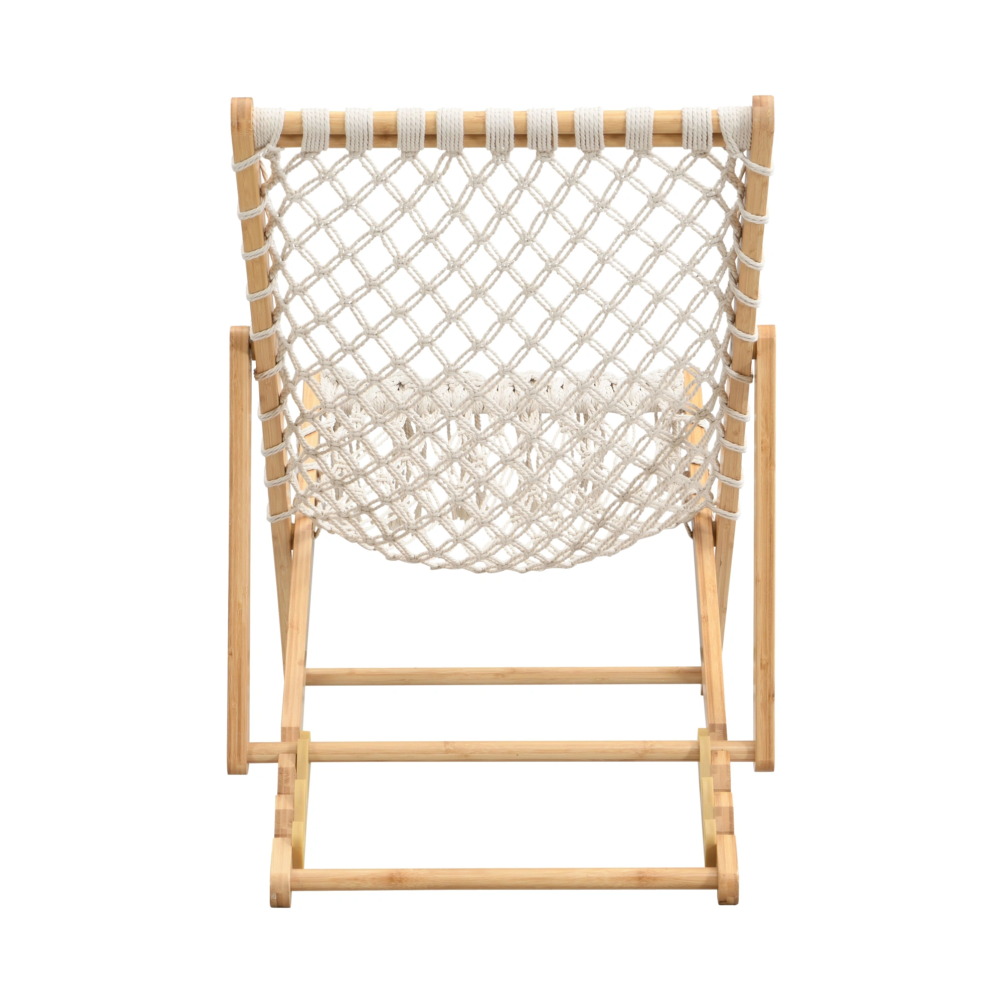Set of 2 Handwoven Rope Chairs, Wicker Weaving Accent Chairs for Patio, Living Room, Garden, Balcony-Seating, Does Not Support Self Pickup view 8