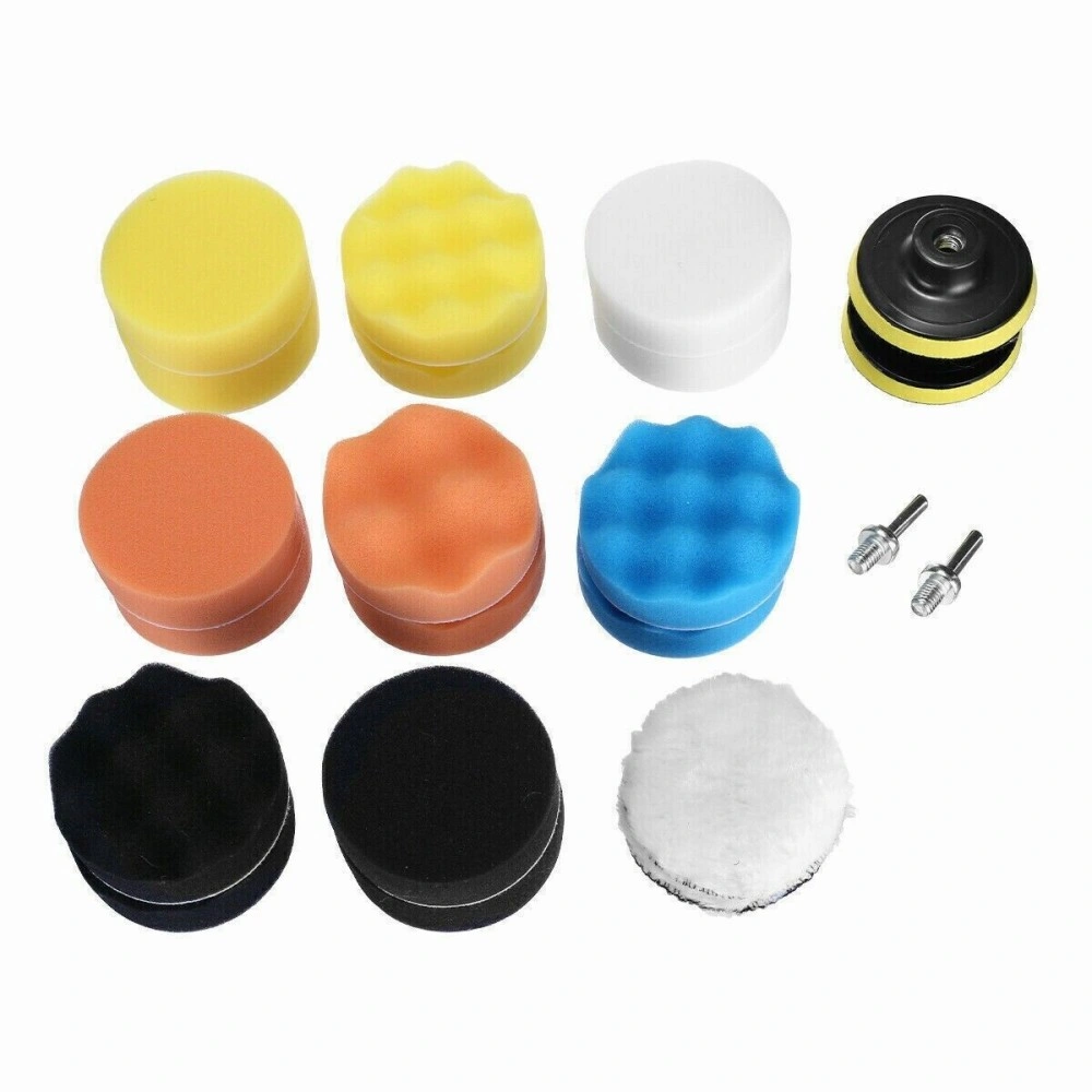 22PC Car Polishing Pads Kit, Drill Sponge Buffers for Waxing, Paint Correction & Auto Detailing view 2