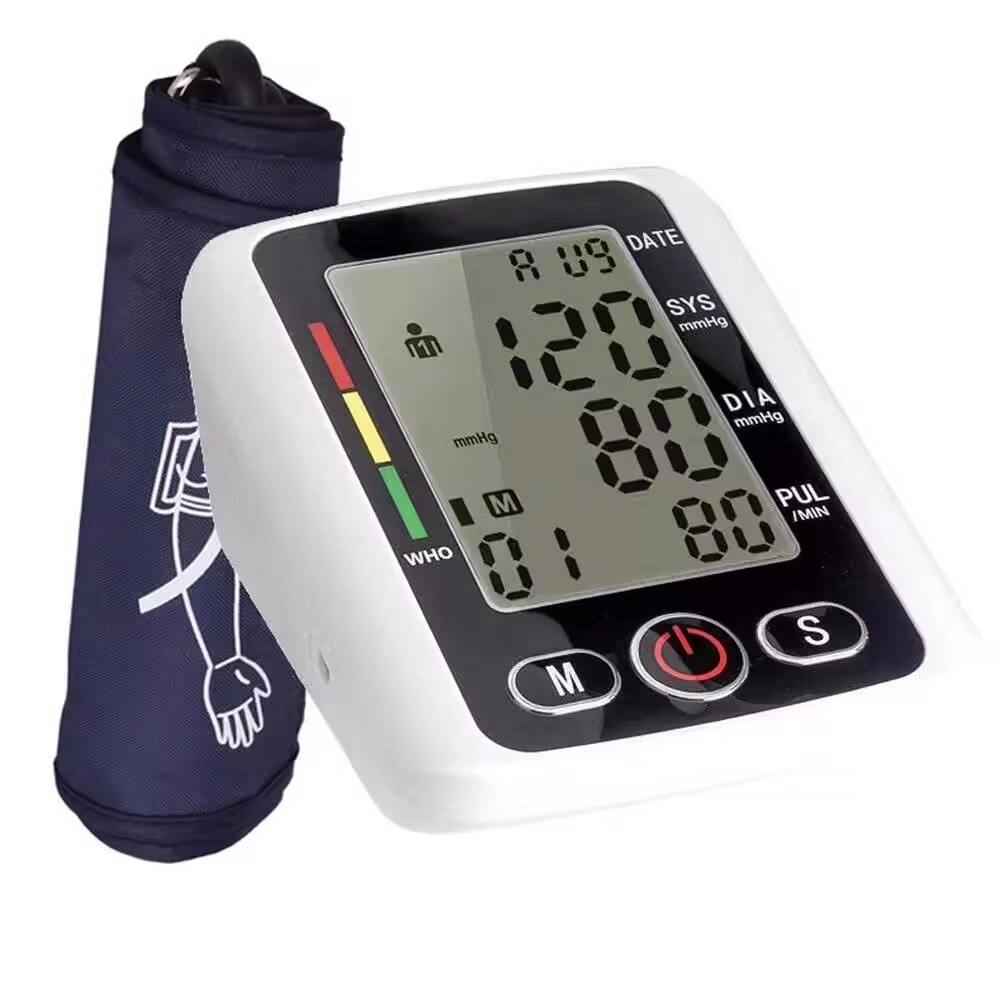 Digital Blood Pressure Monitor, Automatic Arm BP Machine with Voice Talking, Pulse Meter, Healthcare Device view 3
