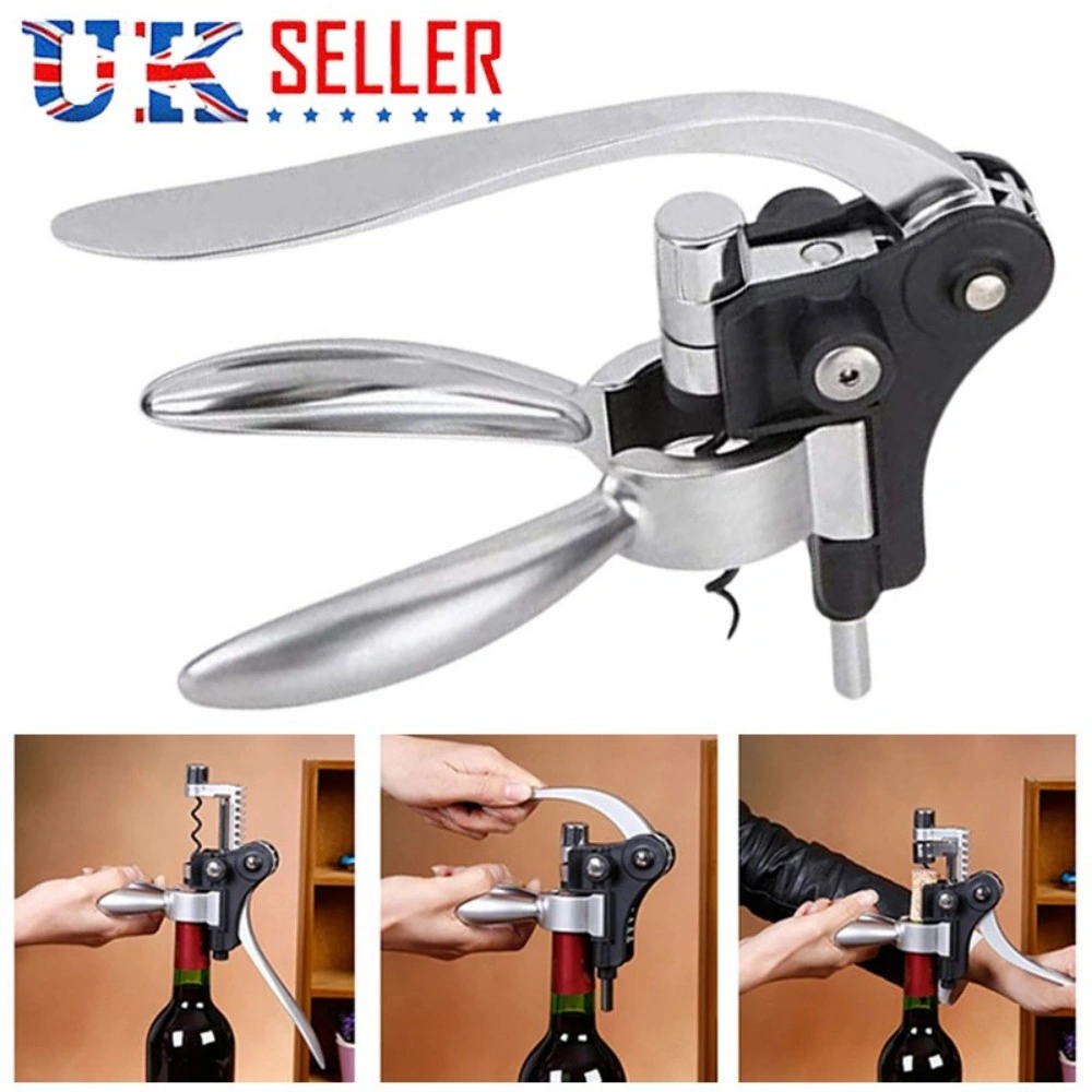 Deluxe Lever Action Rabbit Wine Corkscrew - Professional Bottle Opener Elegant Gift