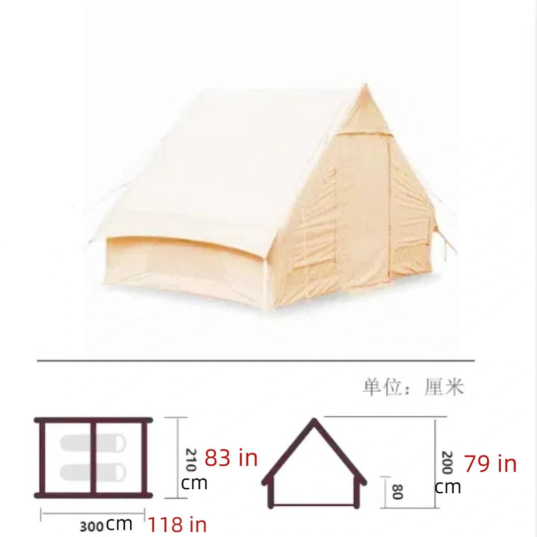 Automatic Inflatable Camping Tent, Large Space Blow Up Cabin Tent, Waterproof Sunproof Portable Outdoor Tent view 2
