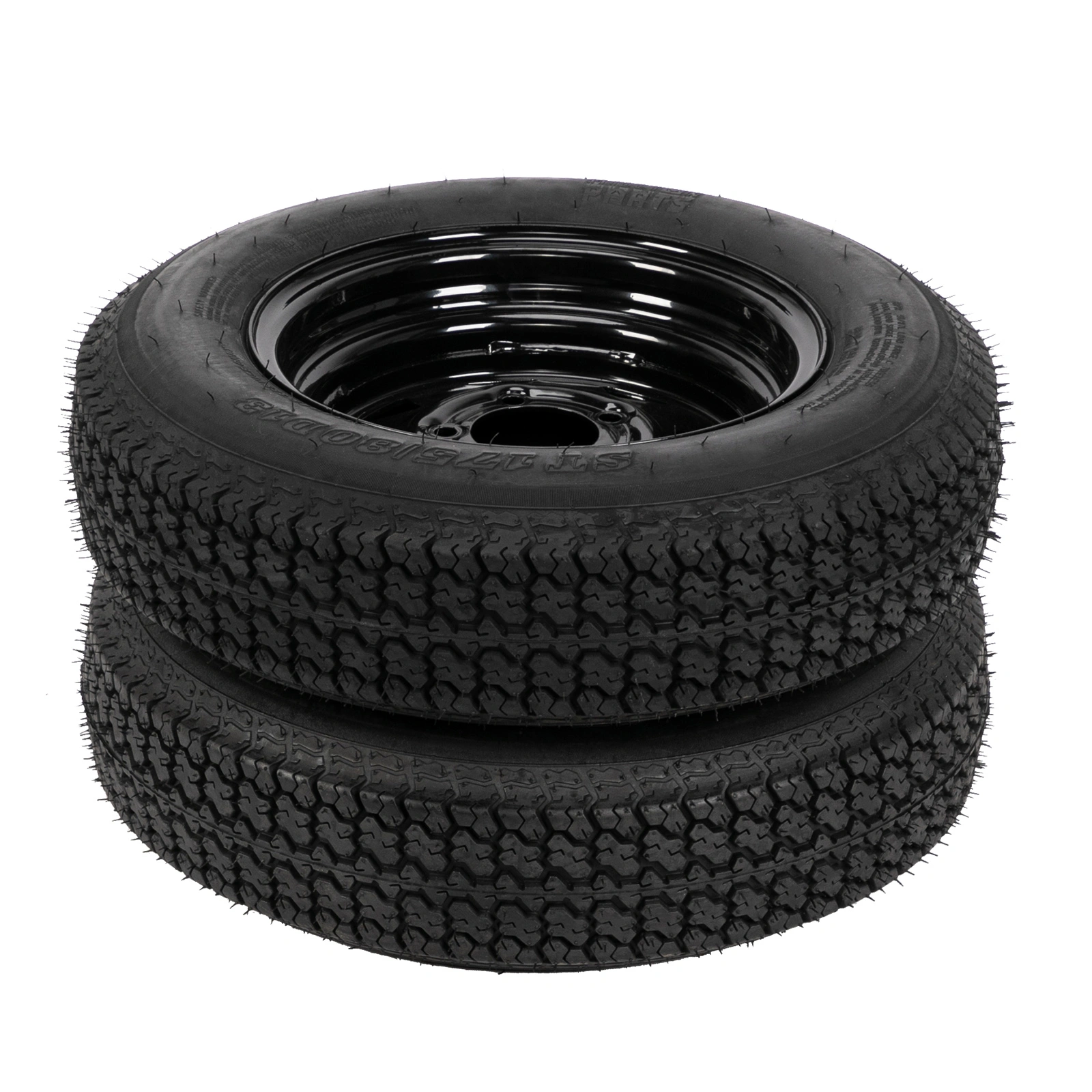 175/80D13 Trailer Tires Load Range C 6 Ply Rated Bias Trail Pattern Rubber - 2 Pcs