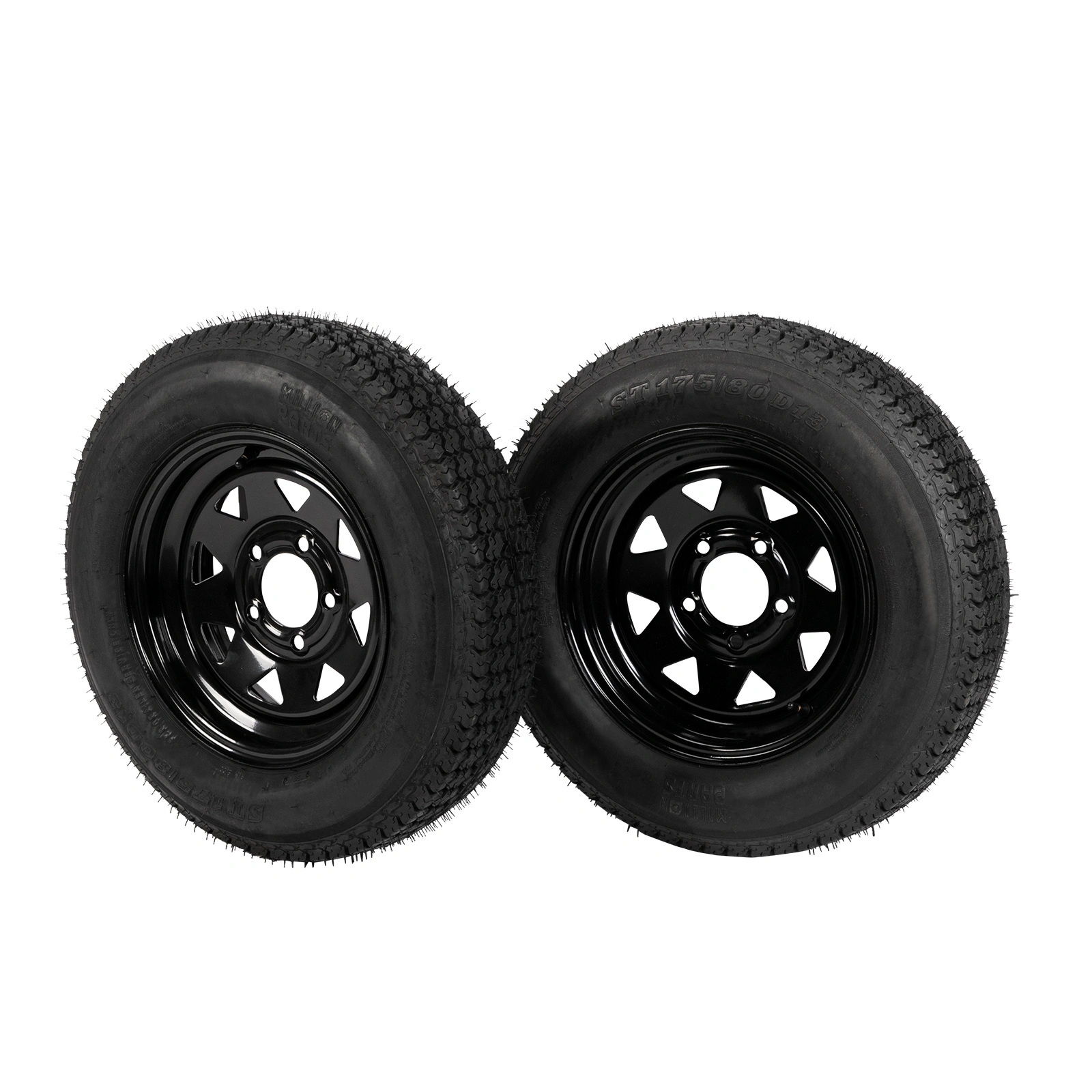 175/80D13 Trailer Tires Load Range C 6 Ply Rated Bias Trail Pattern Rubber - 2 Pcs view 10