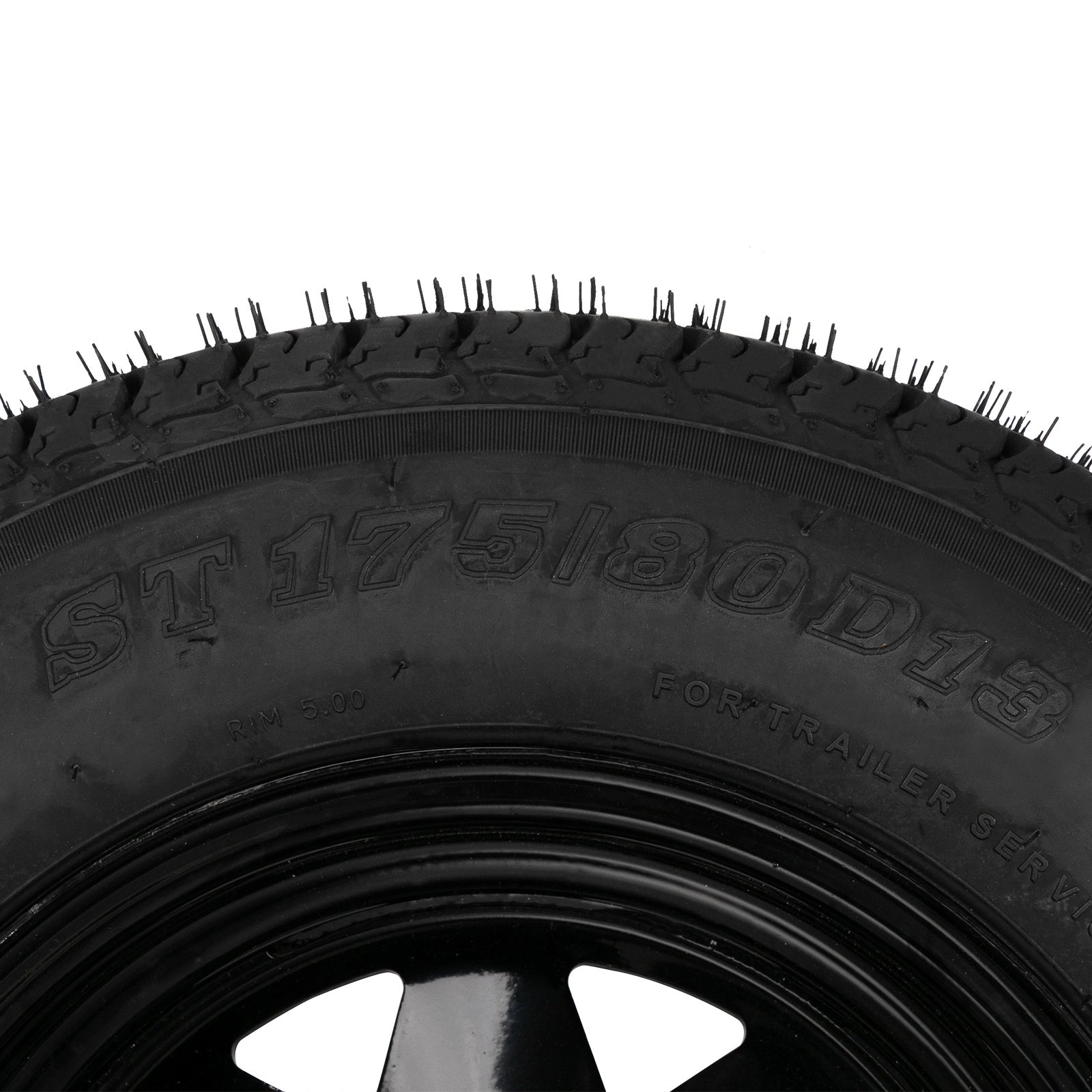 175/80D13 Trailer Tires Load Range C 6 Ply Rated Bias Trail Pattern Rubber - 2 Pcs view 20