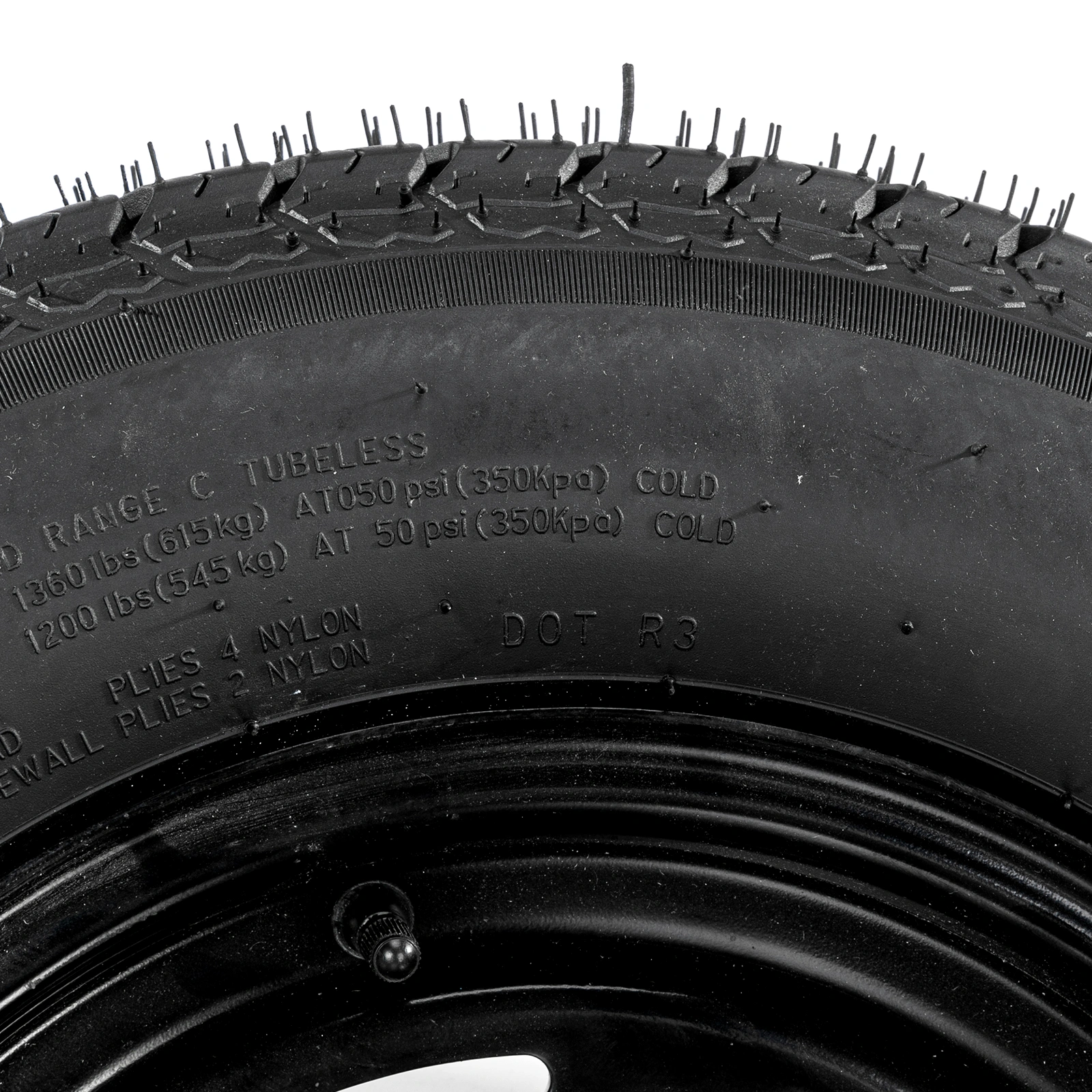 175/80D13 Trailer Tires Load Range C 6 Ply Rated Bias Trail Pattern Rubber - 2 Pcs view 22