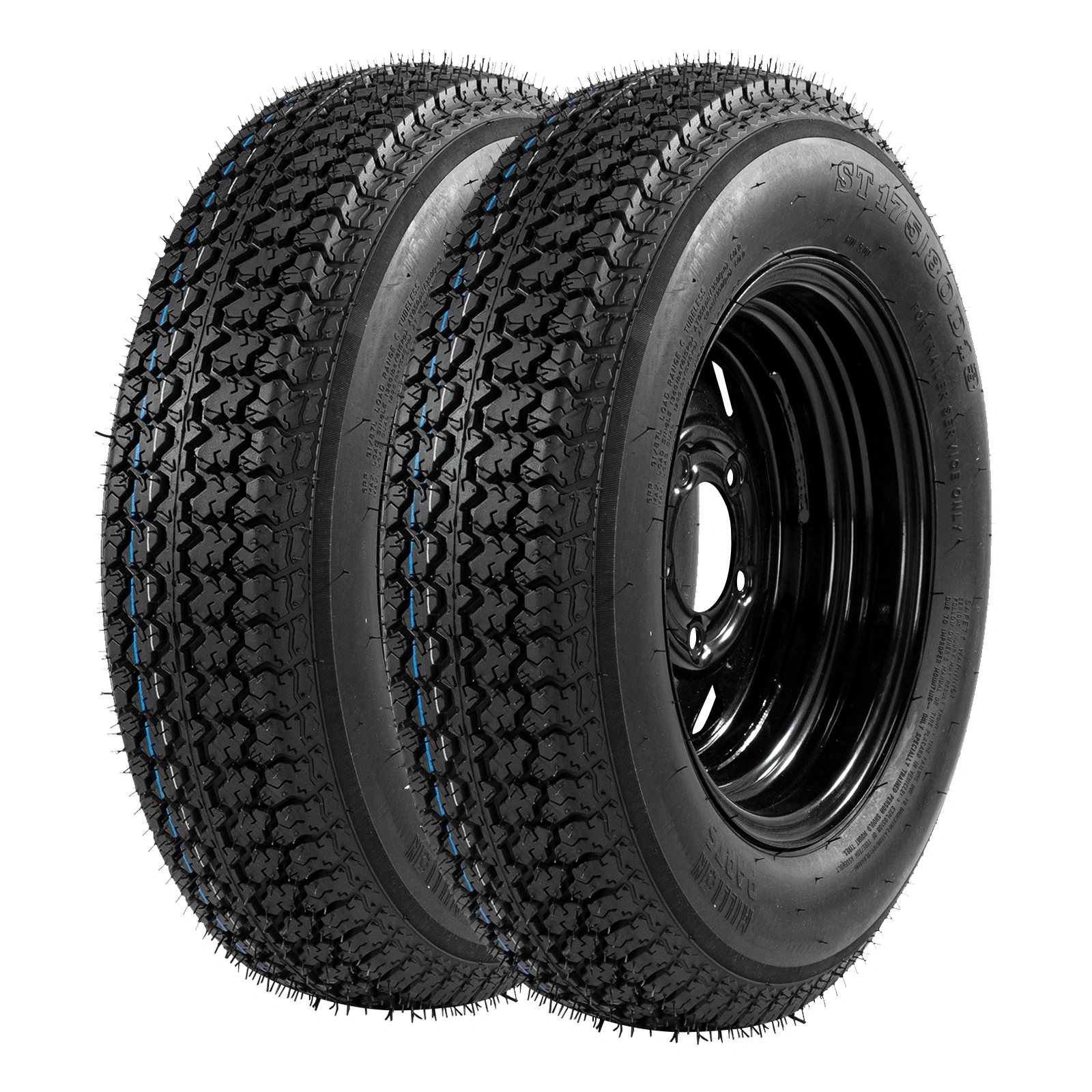 175/80D13 Trailer Tires Load Range C 6 Ply Rated Bias Trail Pattern Rubber - 2 Pcs view 24