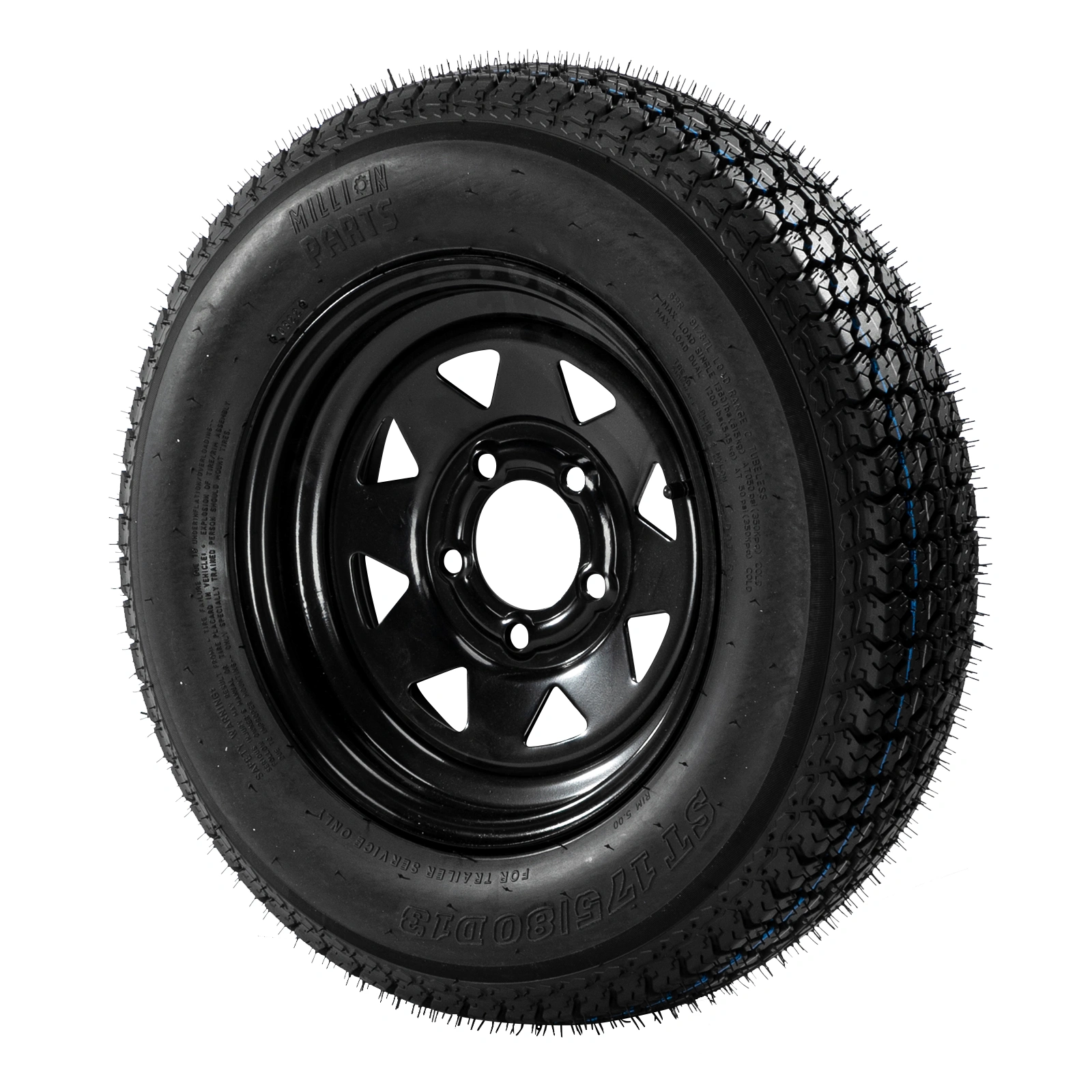 175/80D13 Trailer Tires Load Range C 6 Ply Rated Bias Trail Pattern Rubber - 2 Pcs view 25
