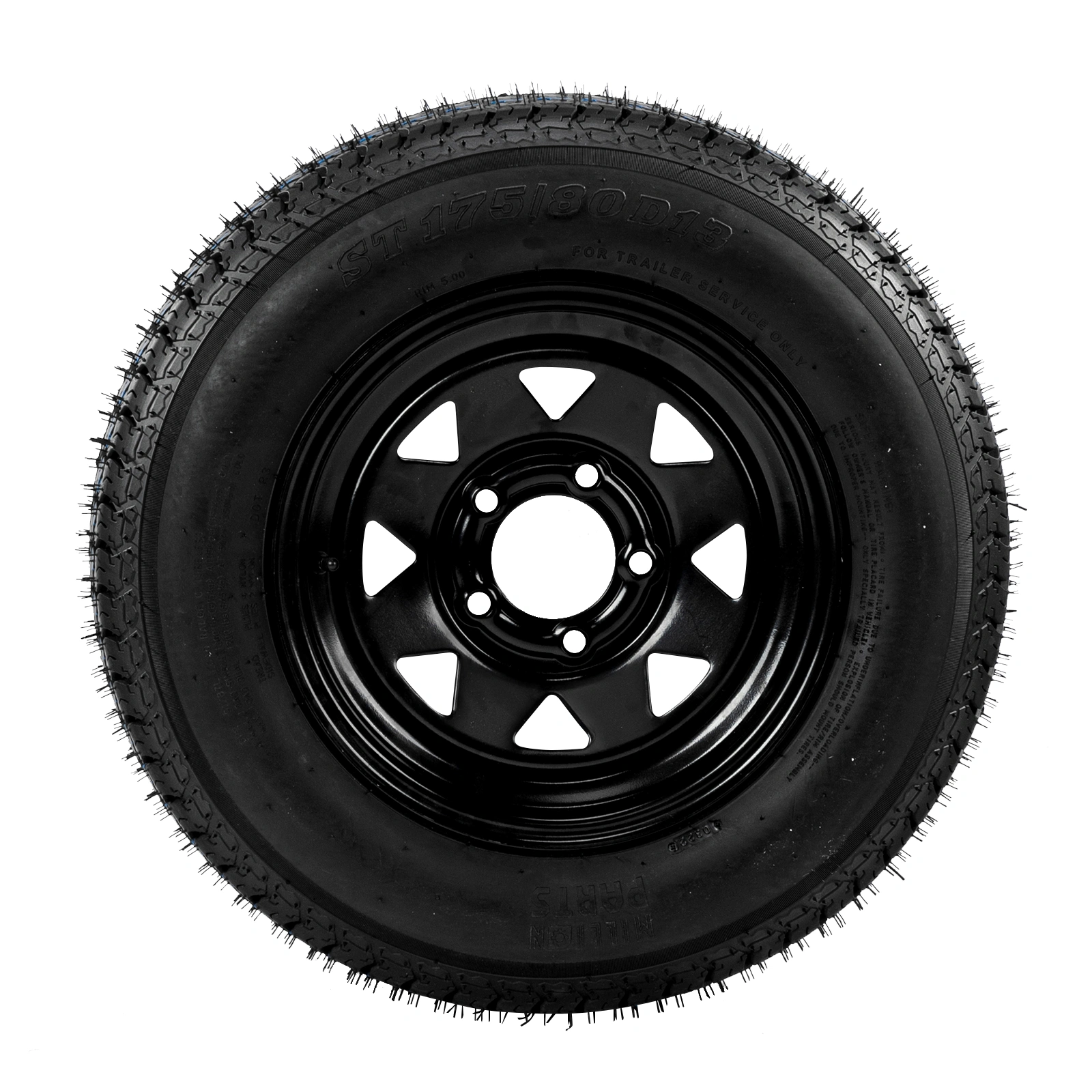 175/80D13 Trailer Tires Load Range C 6 Ply Rated Bias Trail Pattern Rubber - 2 Pcs view 27