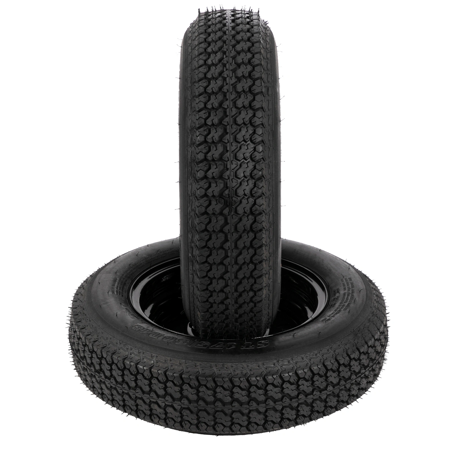 175/80D13 Trailer Tires Load Range C 6 Ply Rated Bias Trail Pattern Rubber - 2 Pcs view 3