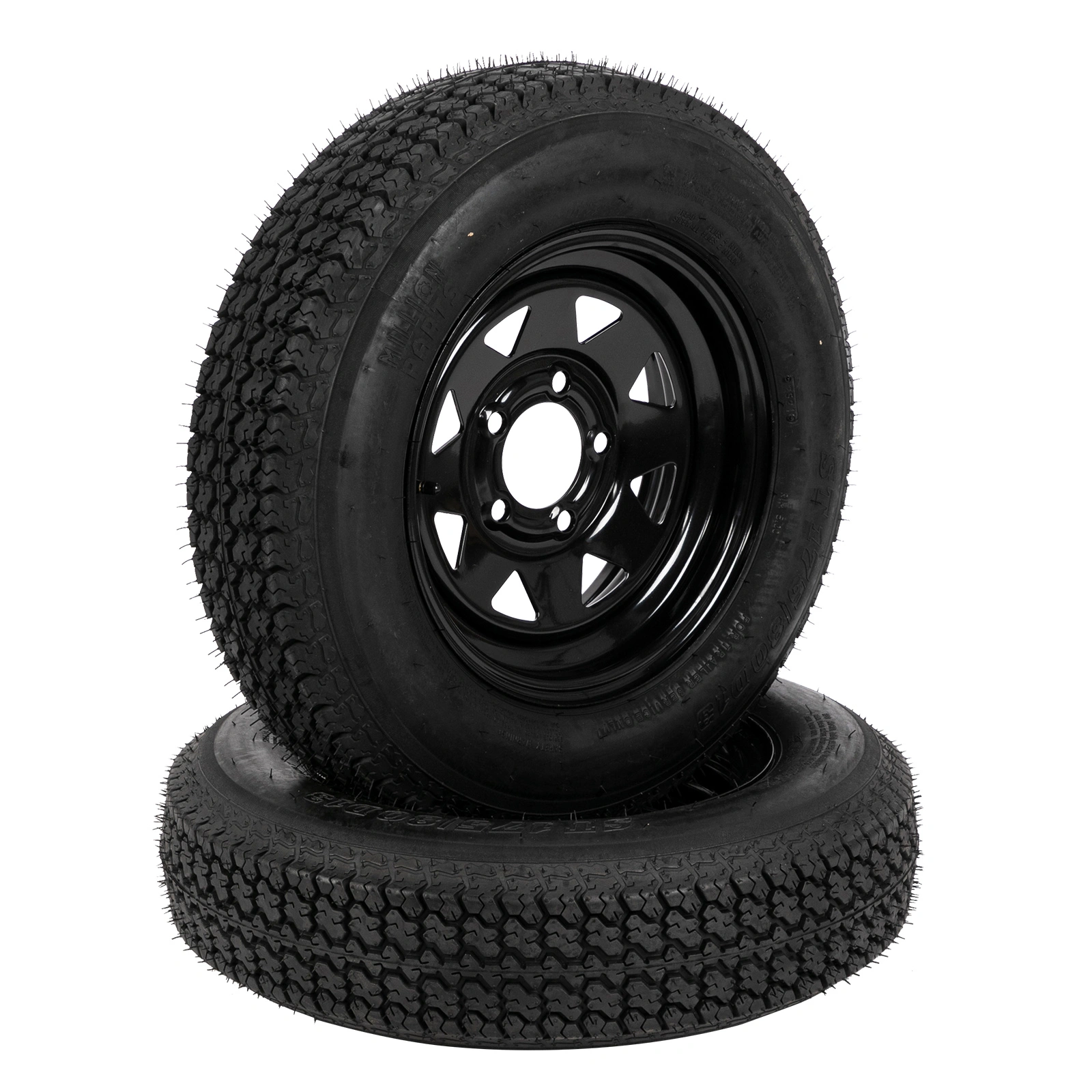 175/80D13 Trailer Tires Load Range C 6 Ply Rated Bias Trail Pattern Rubber - 2 Pcs view 5