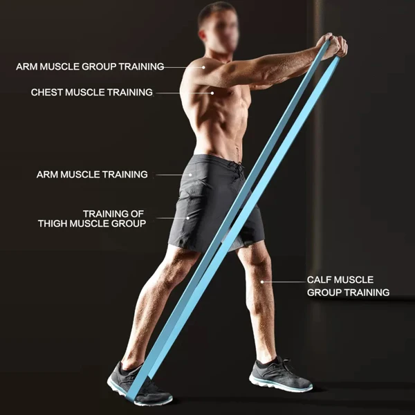 Red(0.5)Pull Up Assist Bands | Heavy Duty Resistance Straps | Latex Exerceise Bands for Body Stretching, Powerlifting, Resistance Training[Support for self-pickup face sheet] view 5