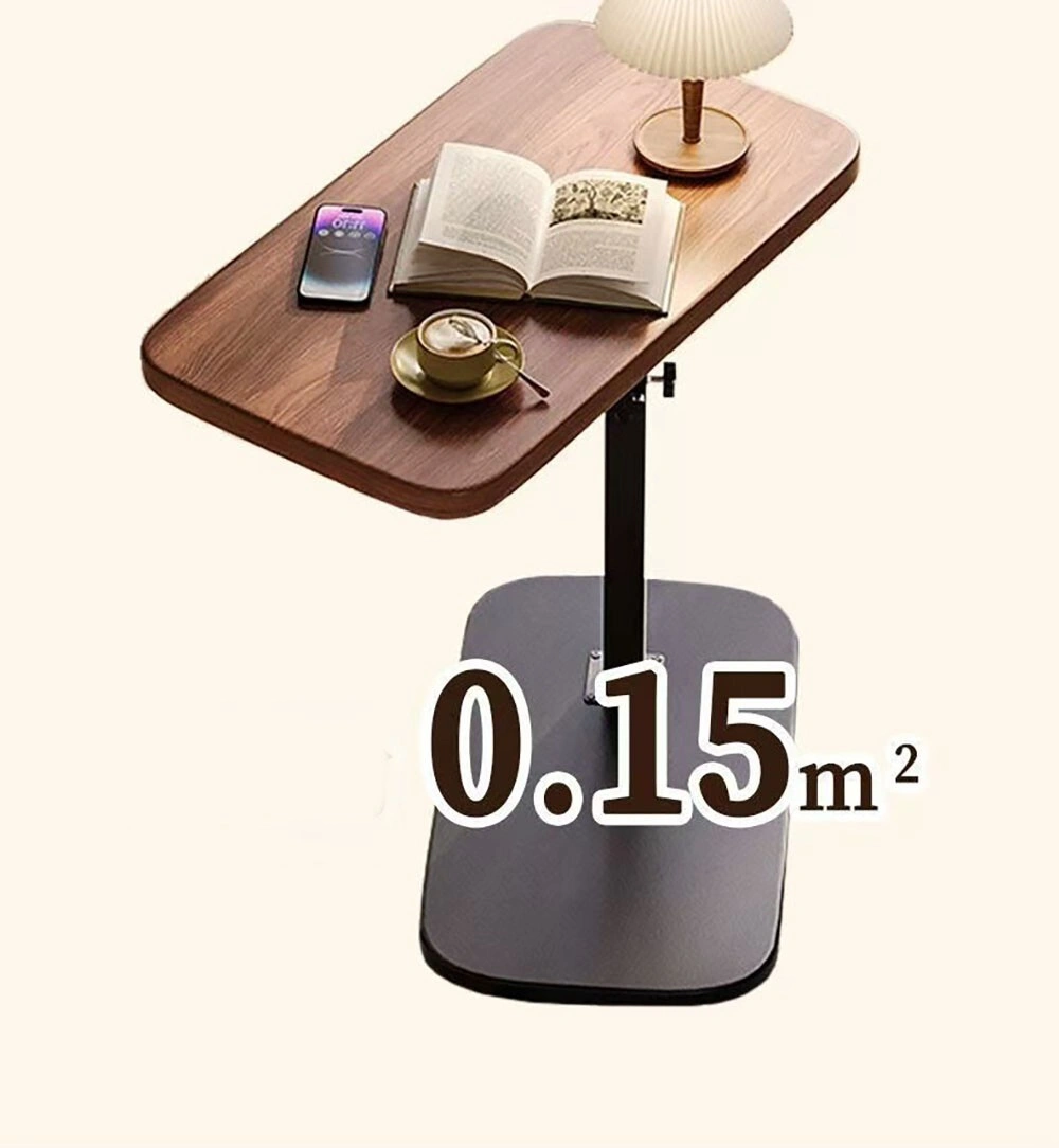Adjustable C-Shaped Sofa Side End Table - Multi-Function Coffee Laptop Table for Living Room Bedroom, Portable & Lightweight view 3