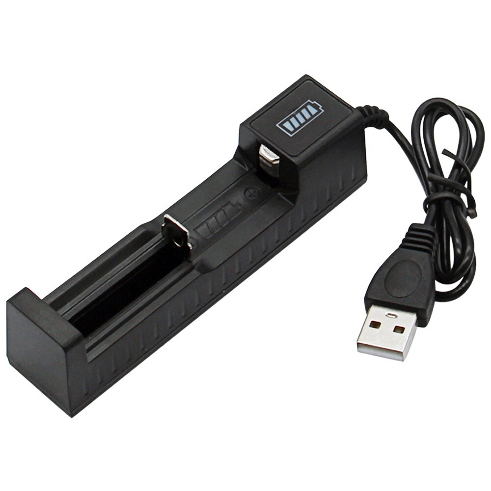 2x 18650 Rechargeable Batteries + USB Charger Set for Flashlight Headlamp view 6