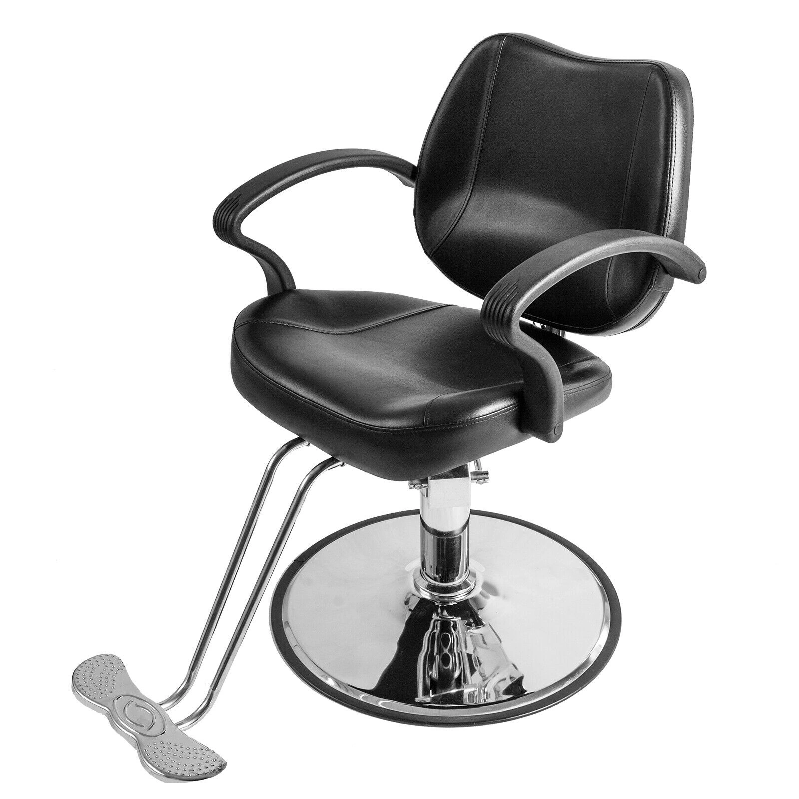 Hydraulic Barber Chair 360° Swivel Reclining Salon Chair with Footrest, Professional Barber Chair for Beauty Spa Hairdressing