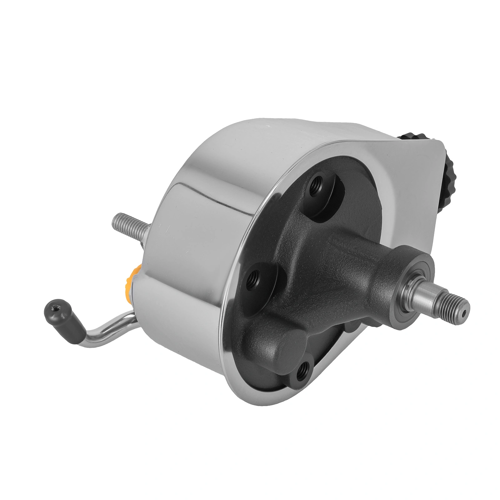 Power Steering Pump P Series 5/8" Keyway Pulley Shaft Chrome fit for GMC fit for Chevy view 5