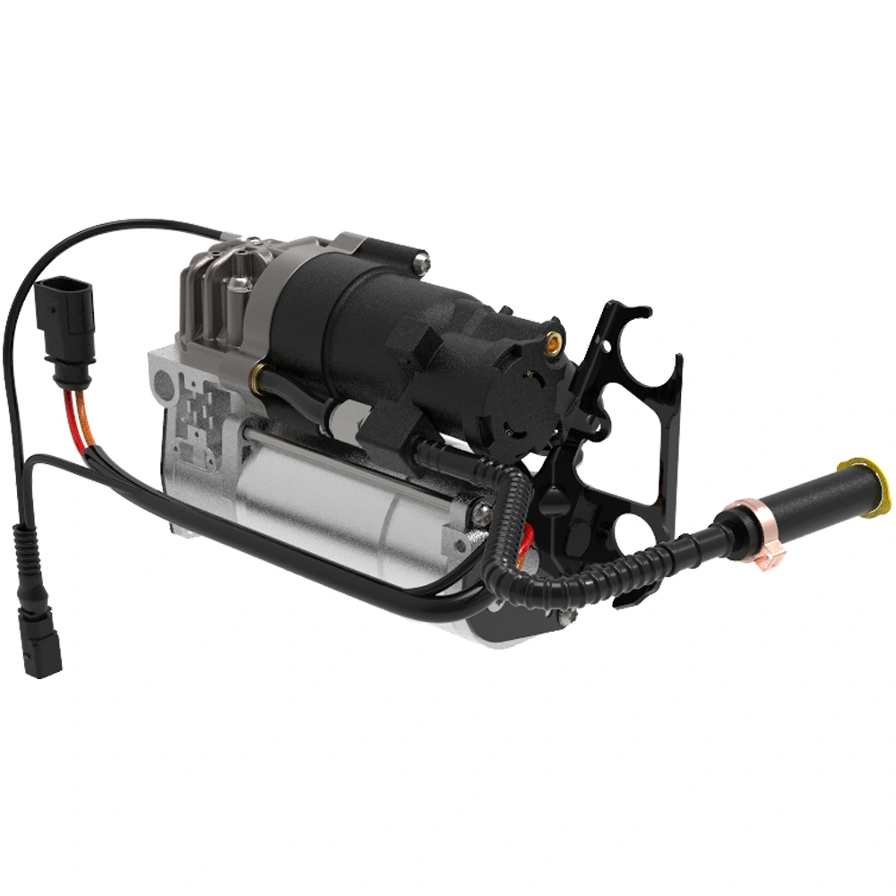 Air Suspension Compressor Pump for Audi Q7 06-15 Porsche Cayenne 02-10 with Relay view 3