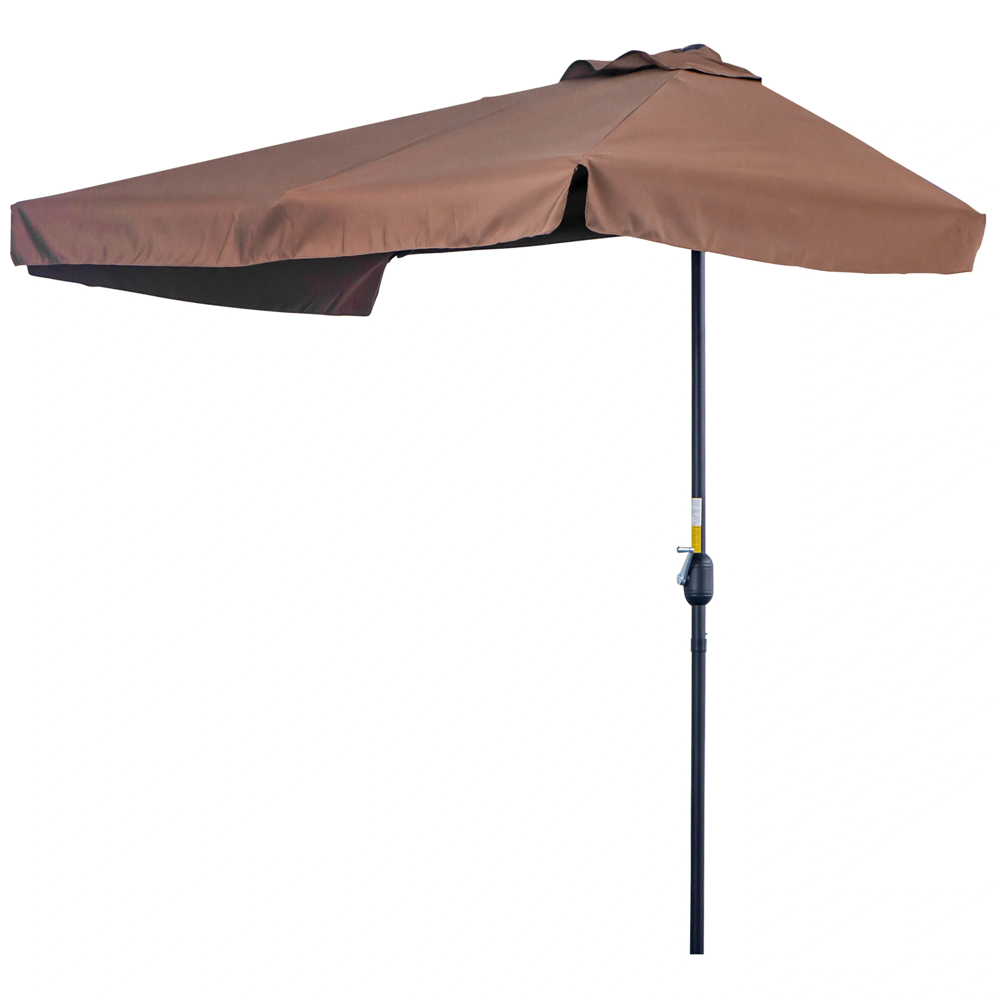Outdoor Wall Mounted Umbrella Holder, Stainless Steel Freestanding Rain Umbrella Stand with Rust-Resistant Metal Frame for Patio, Garden, Entryway, Black view 3