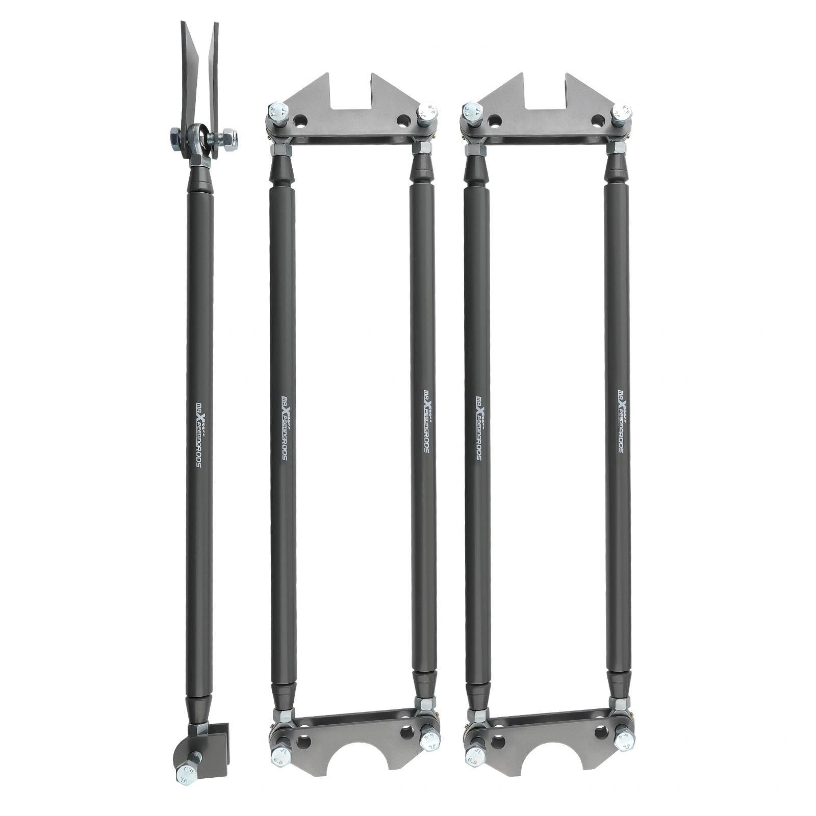 Rear Weld-On Panhard Rod Bar for Parallel 4 Link Suspension | Classic Car Adjustable Panhard Link Kit view 7
