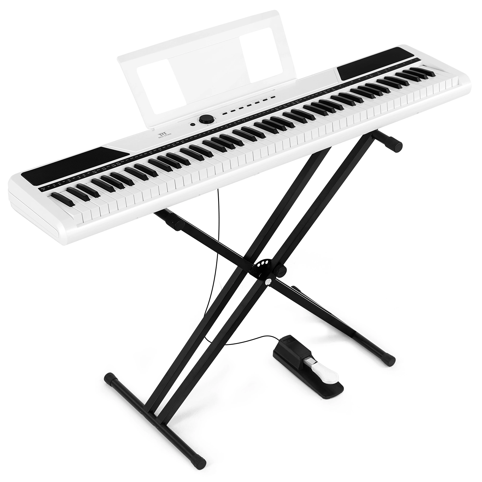 49 Key Semi-Weighted Digital Piano Keyboard, Compact Electric Piano with Synth Action, USB/MIDI Connectivity, Music Maker for Students view 3