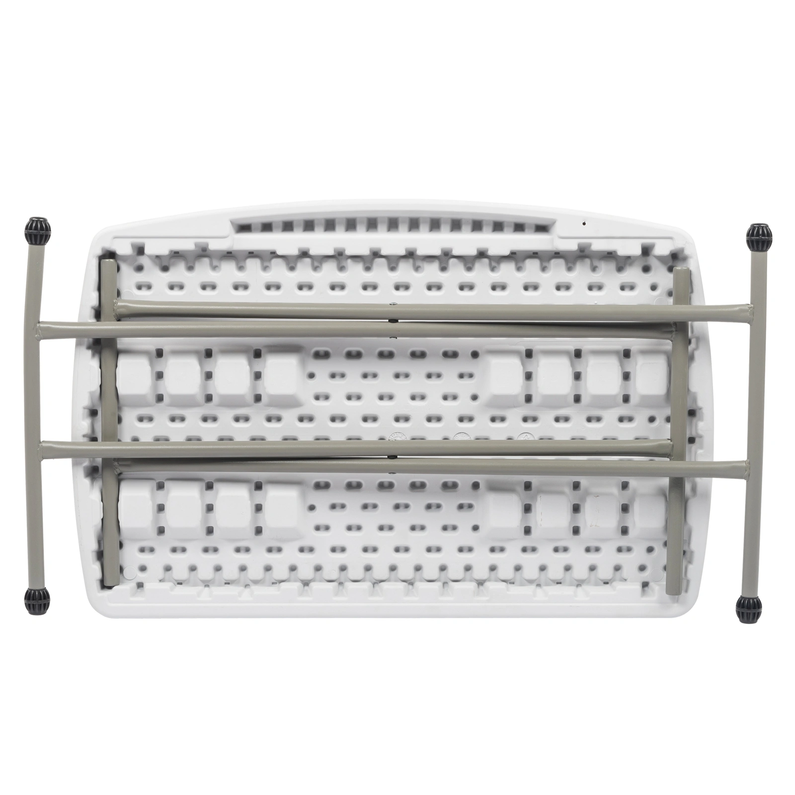 76*50*70.5cm Liftable Garden Plastic Table White view 36