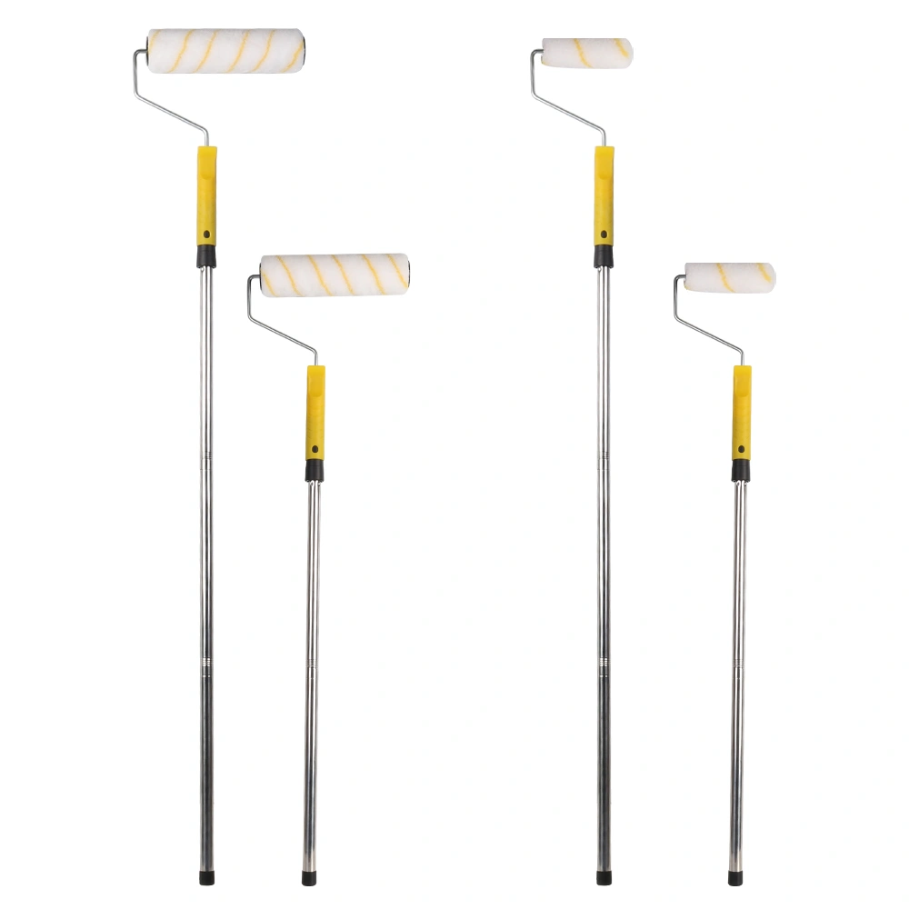 Paint Roller Set with Extension Pole, Tray, Brush and Roller Covers - Complete Wall and Ceiling Painting Kit view 2