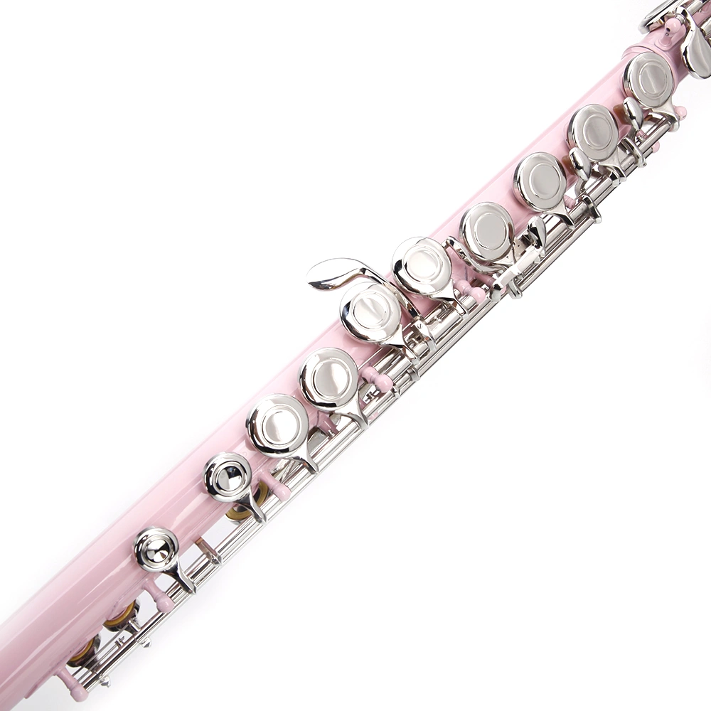 Cupronickel C 16 Closed Holes Concert Band Flute Pink view 14