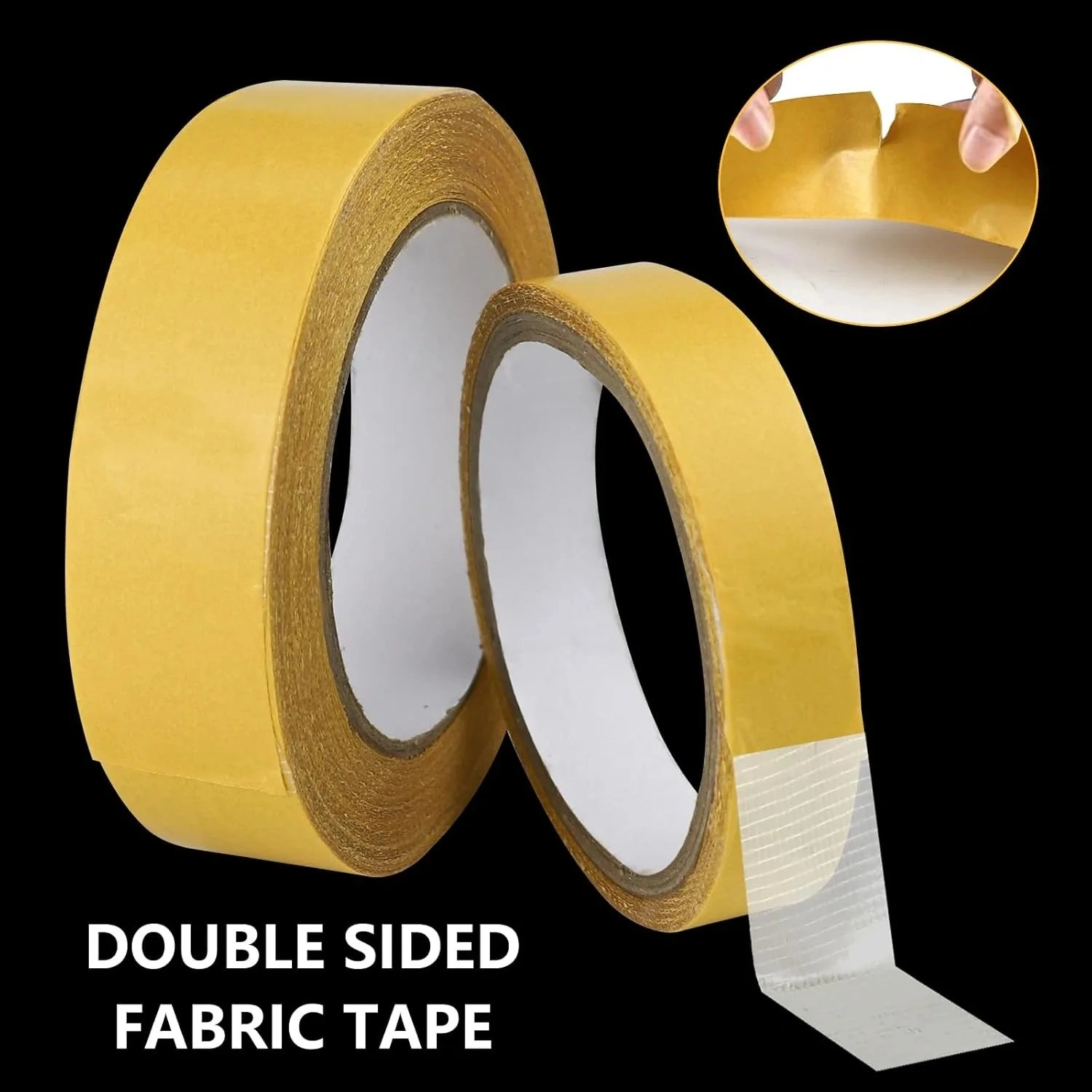 Cragmut 4 Rolls Double Sided Tape, Waterproof Transparent Glass Fiber Mesh Tape 20mm x 10m & 30mm x 20m view 5