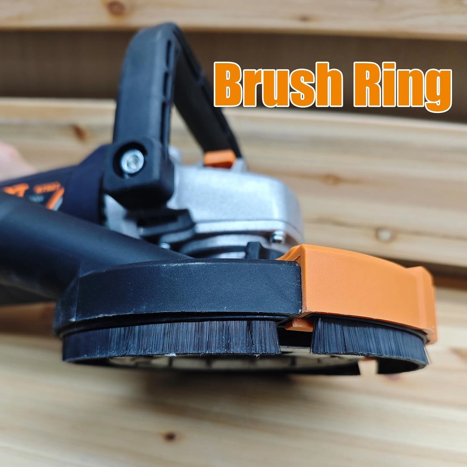 5 Inch Concrete Surfacing Grinder, 1500W 14A Motor, 7 Adjustable Speed Angle Grinder Kit with Diamond Disc, Removable Guard[Unable ship on weekends, TK/TEMU only for pickup, only TX10643 warehouse supports GOFO] view 4