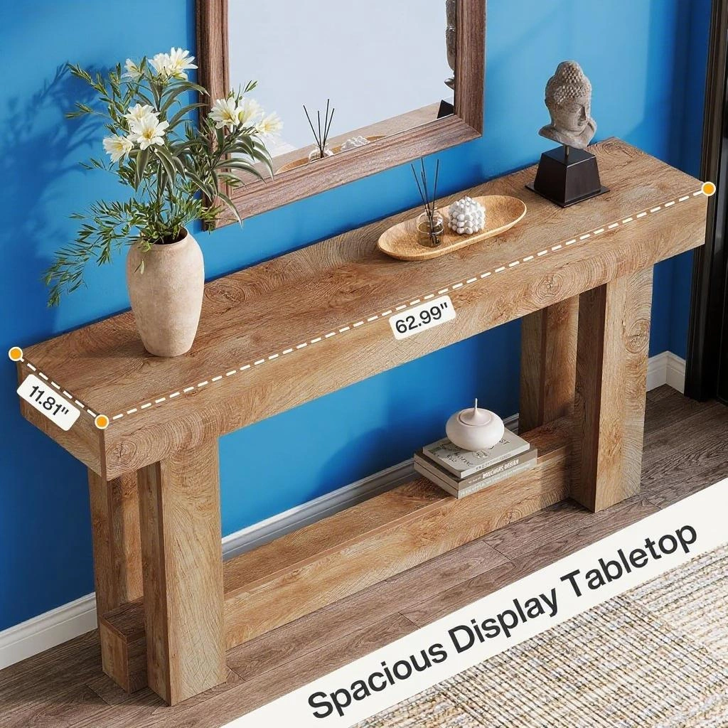 Long Console Table/Living room table view 3