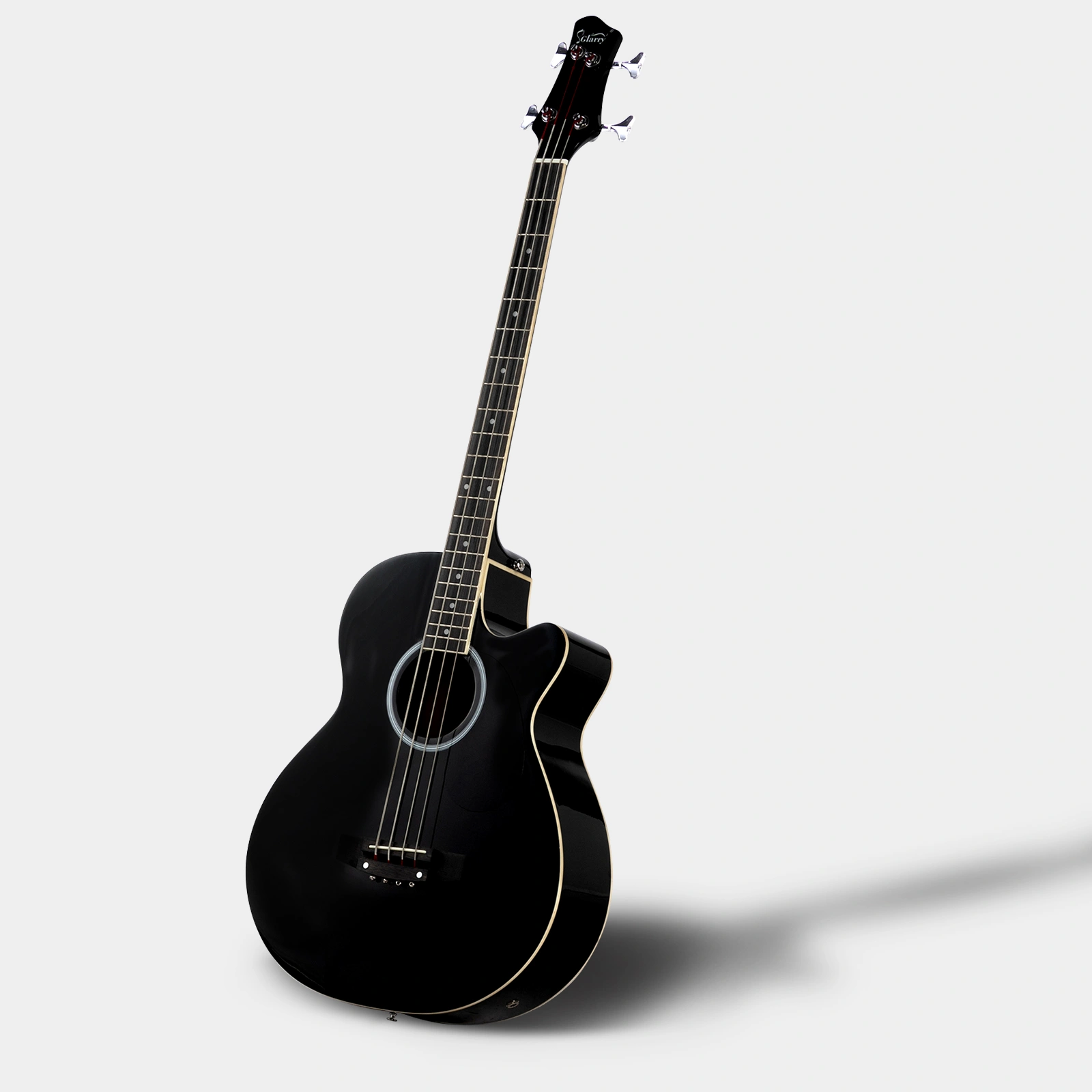 GMB101 4 string Electric Acoustic Bass Guitar w/ 4-Band Equalizer EQ-7545R Black view 16