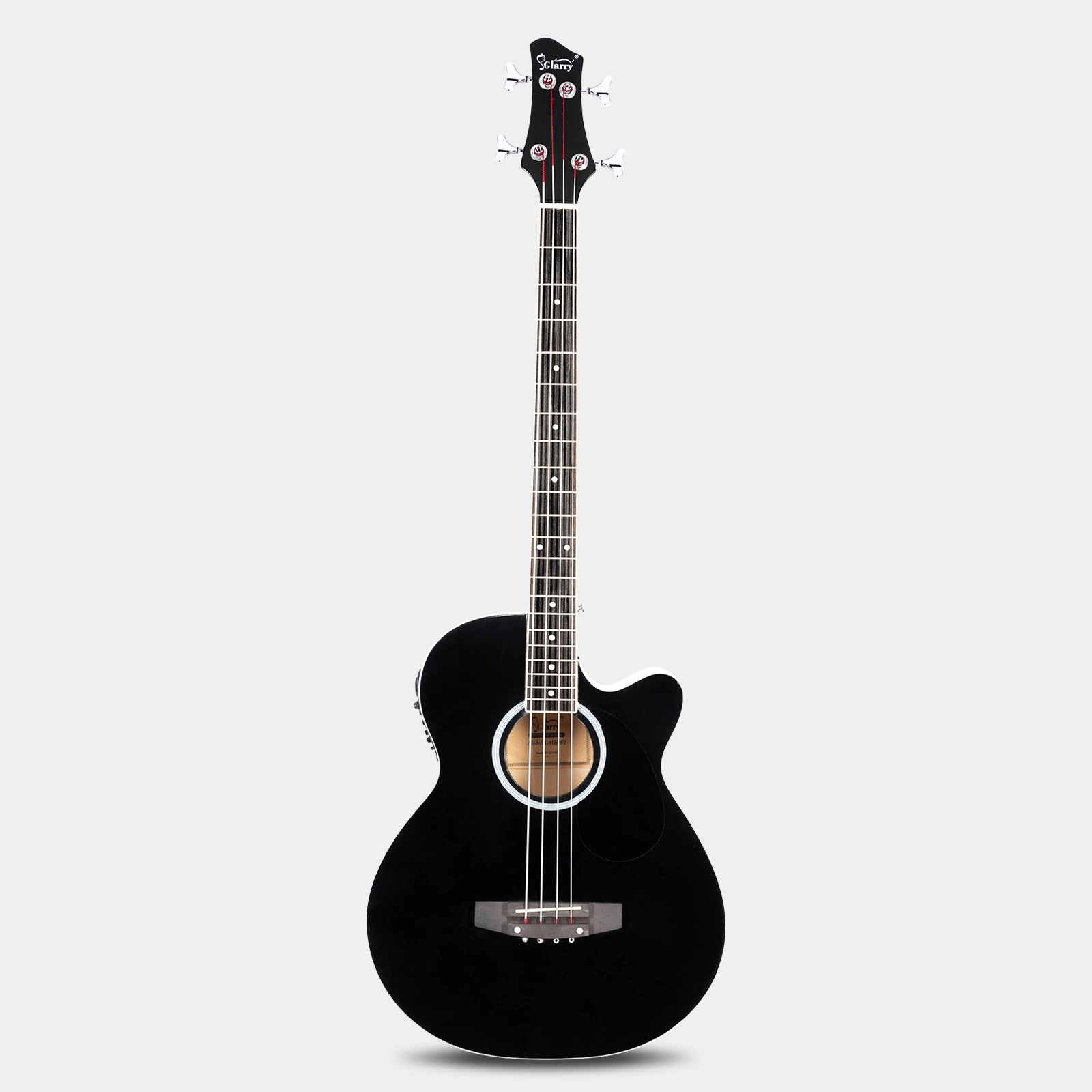 GMB101 4 string Electric Acoustic Bass Guitar w/ 4-Band Equalizer EQ-7545R Black view 2