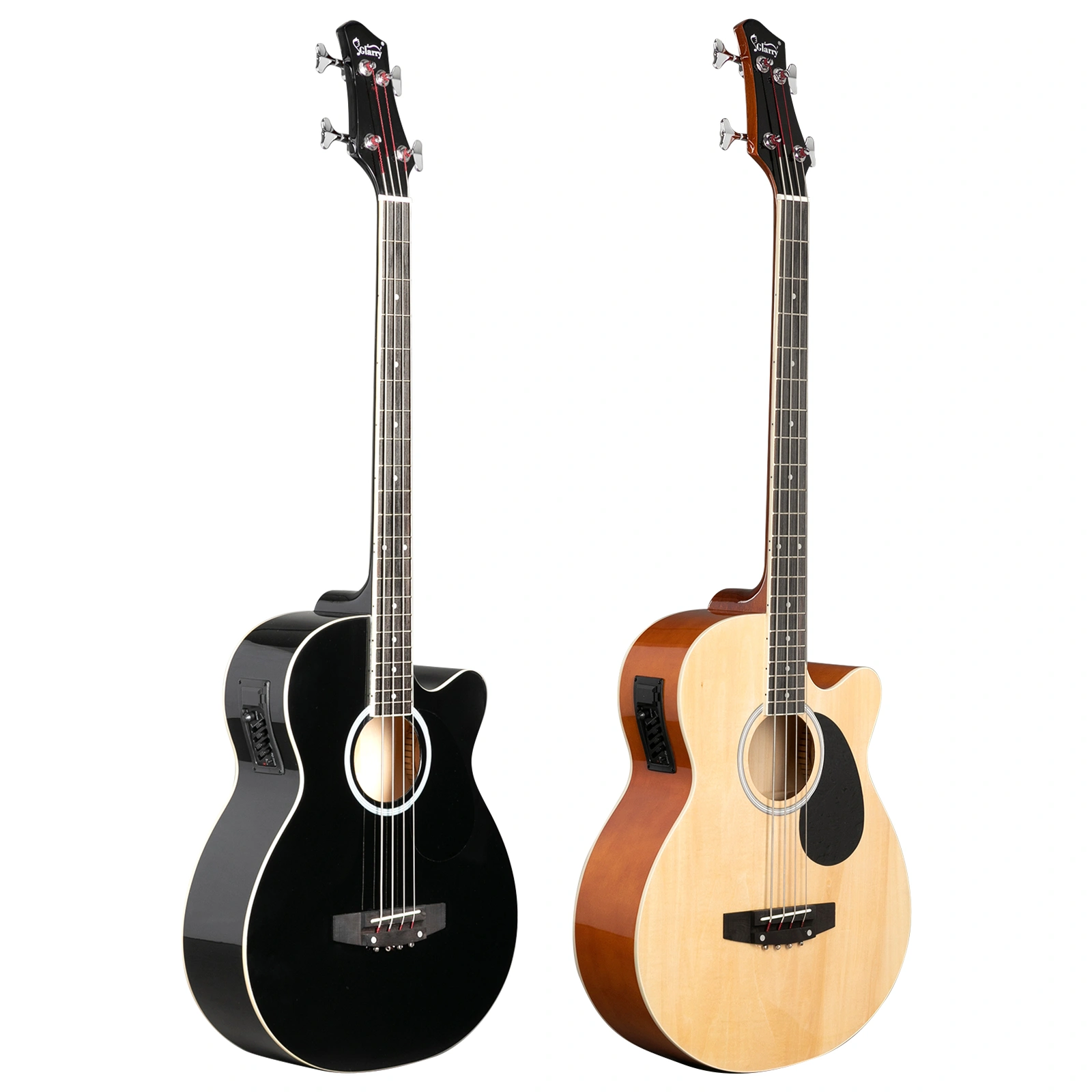 GMB101 4 string Electric Acoustic Bass Guitar w/ 4-Band Equalizer EQ-7545R Black view 21