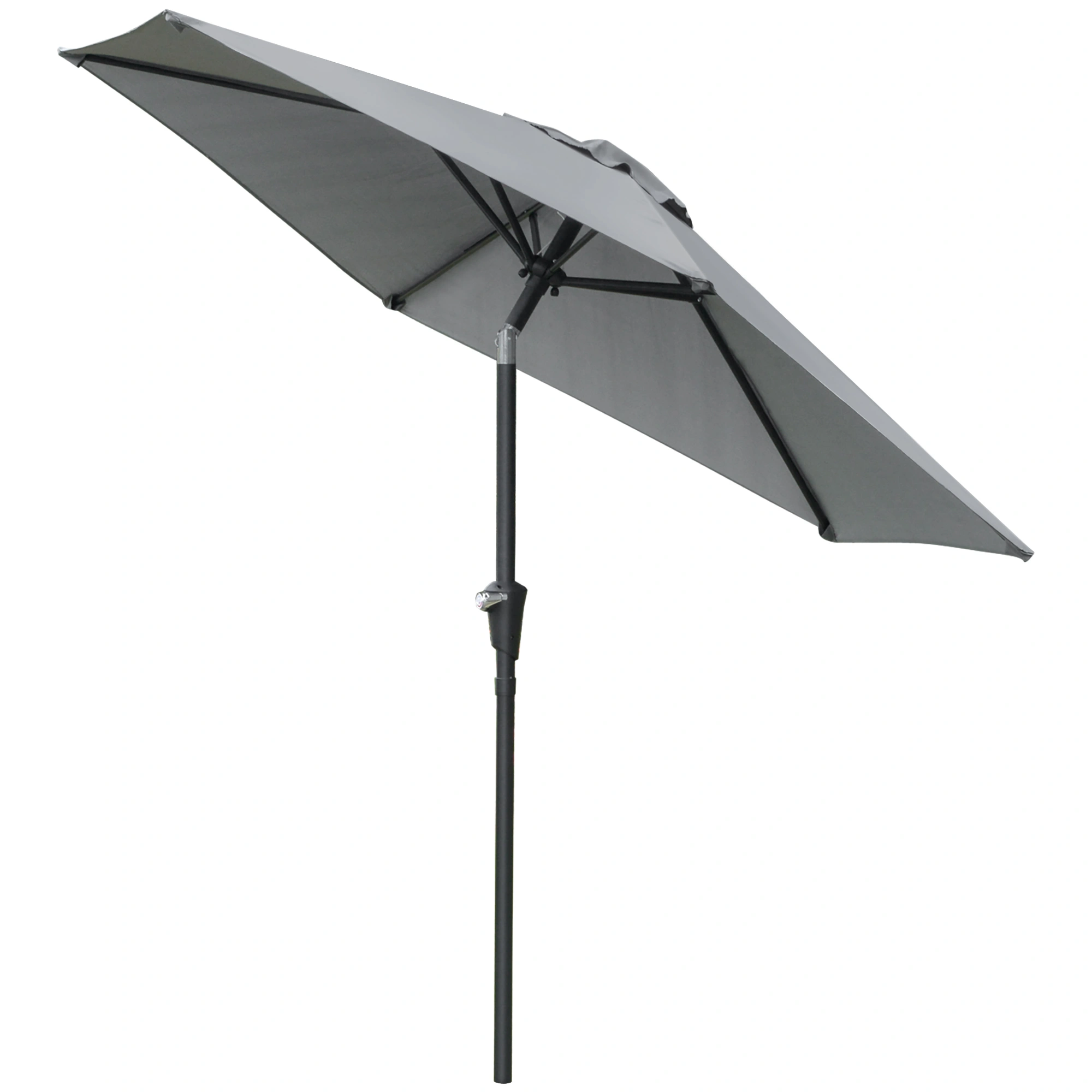 Wall Mounted Umbrella Rack - Space Saving Entryway Umbrella Holder, Rustic Wood & Metal, Brown view 3