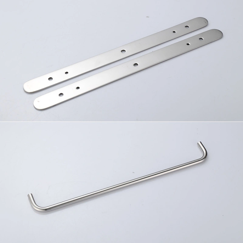 304 Stainless Steel Hand Polishing Finished Three Stagger Layers Towel Bars Towel Rack Wall Mounted Multilayer Bathroom Accessories 23.62 inch bars KJWY003YIN-60CM view 2