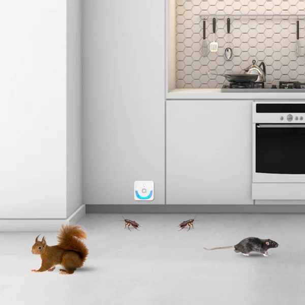 2026 Upgraded Ultrasonic Pest Repeller, Plug-in Insect Rodent Repellent with Dual Working Modes, 800-1200 Sq.ft Coverage, Safe for Human & Pets, for Mouse Roach Spider Mosquito Ant view 5