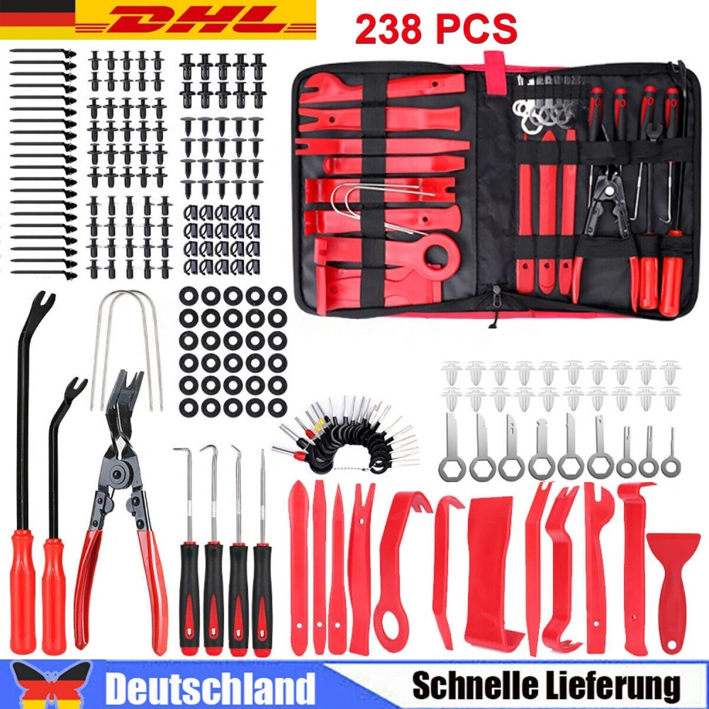 238 Pcs Auto Trim Removal Tool Set, Interior Panel Dashboard Clip Pliers