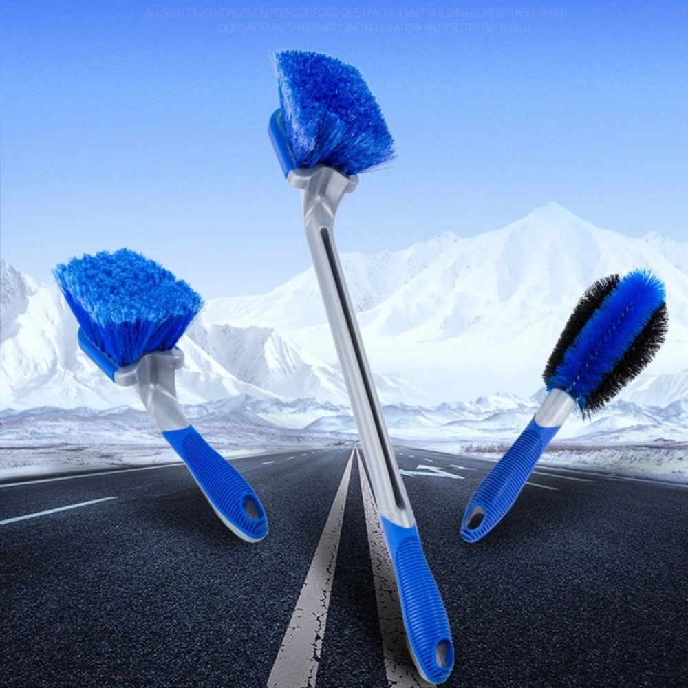 3X Bristle Cleaner Car Alloy Wheel Cleaning Brushes Tool Tire Washing Clean Soft view 2