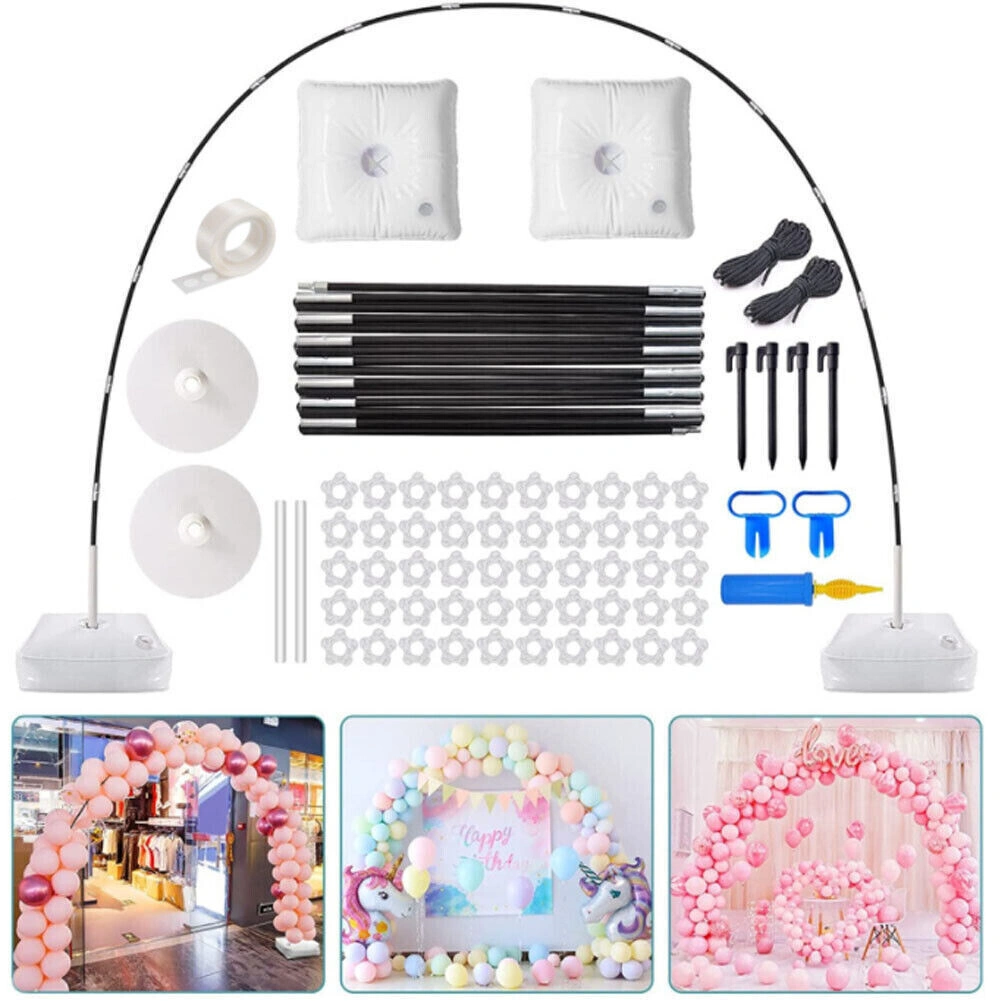 Balloon Arch Kits with Column Frame - Adjustable Arch Stand for Wedding Party Decoration, DIY Garland Setup Kit