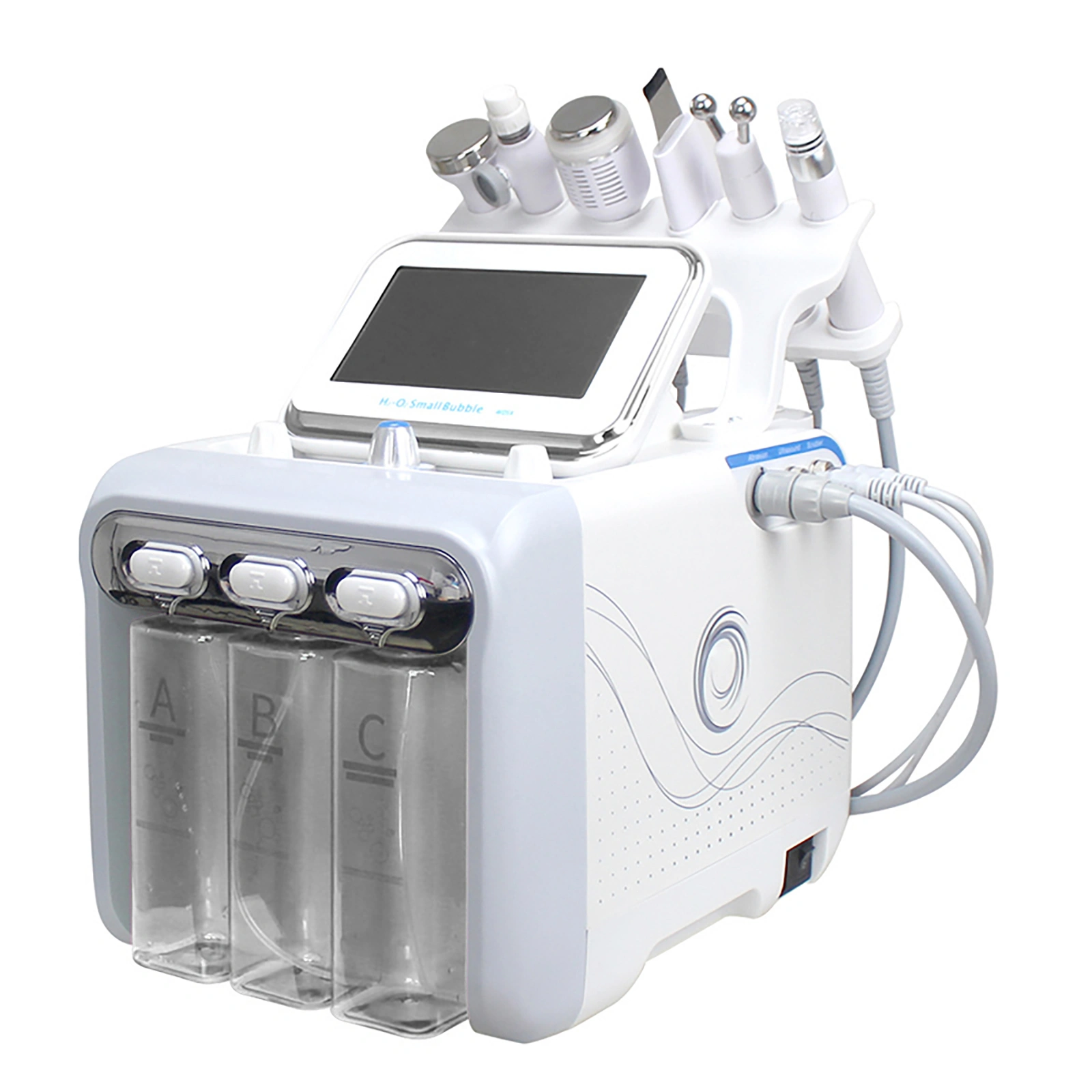 6-in-1 Hydra Dermabrasion Facial Machine, Water Skin Cleanser & Deep Pore Exfoliation Hydro Peel Device view 2