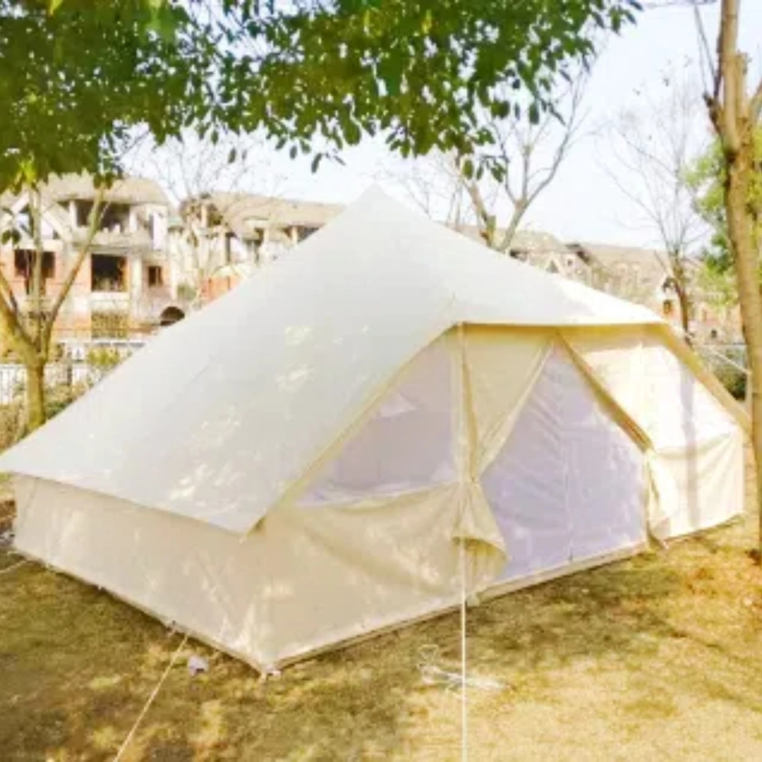 5-8 Person Luxury Glamping Bell Tent, Waterproof Oxford Outdoor Camping Party Tent view 2