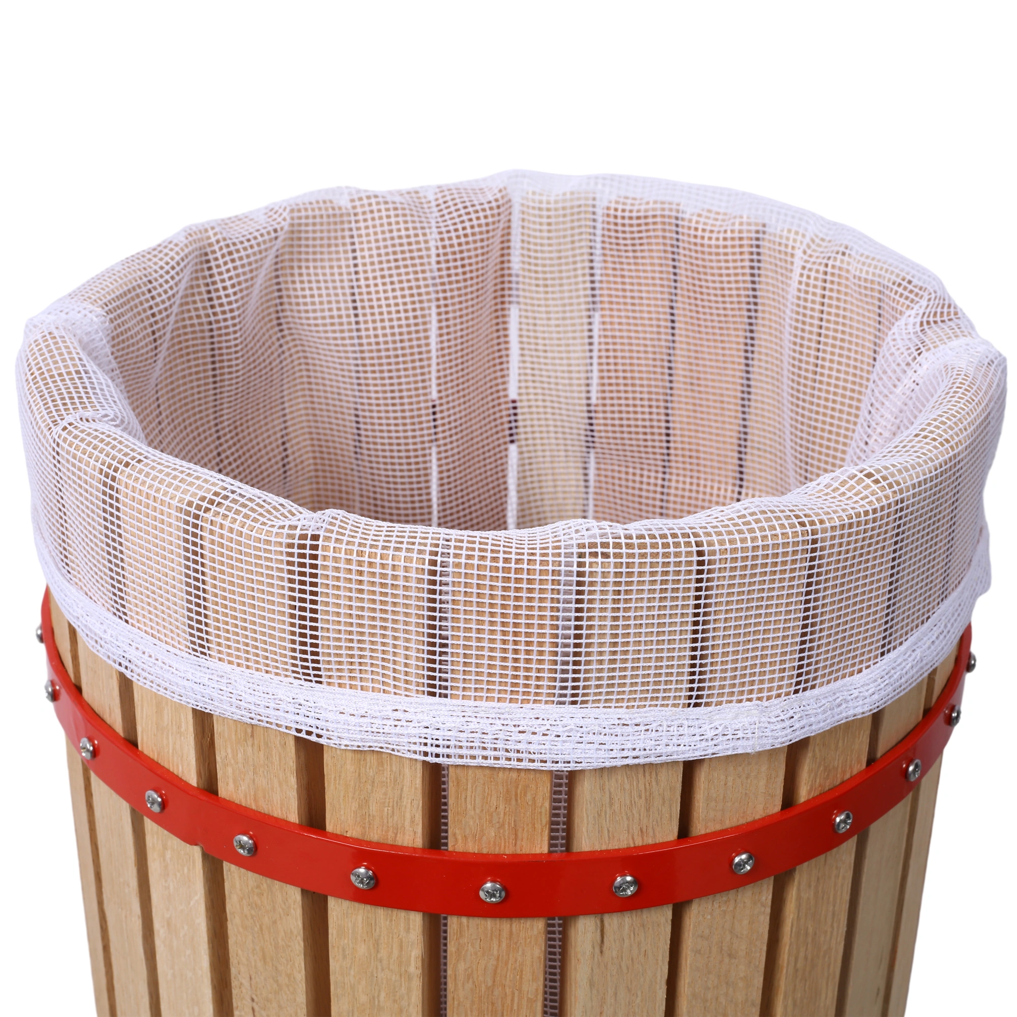 Fruit Wine Press - 100% Nature Apple&Grape&Berries Crusher Manual Juice Maker for Kitchen, Solid Wood Basket with 8 Blocks Cider Heavy Duty Wine Making Press (7.9 Gallon) view 10