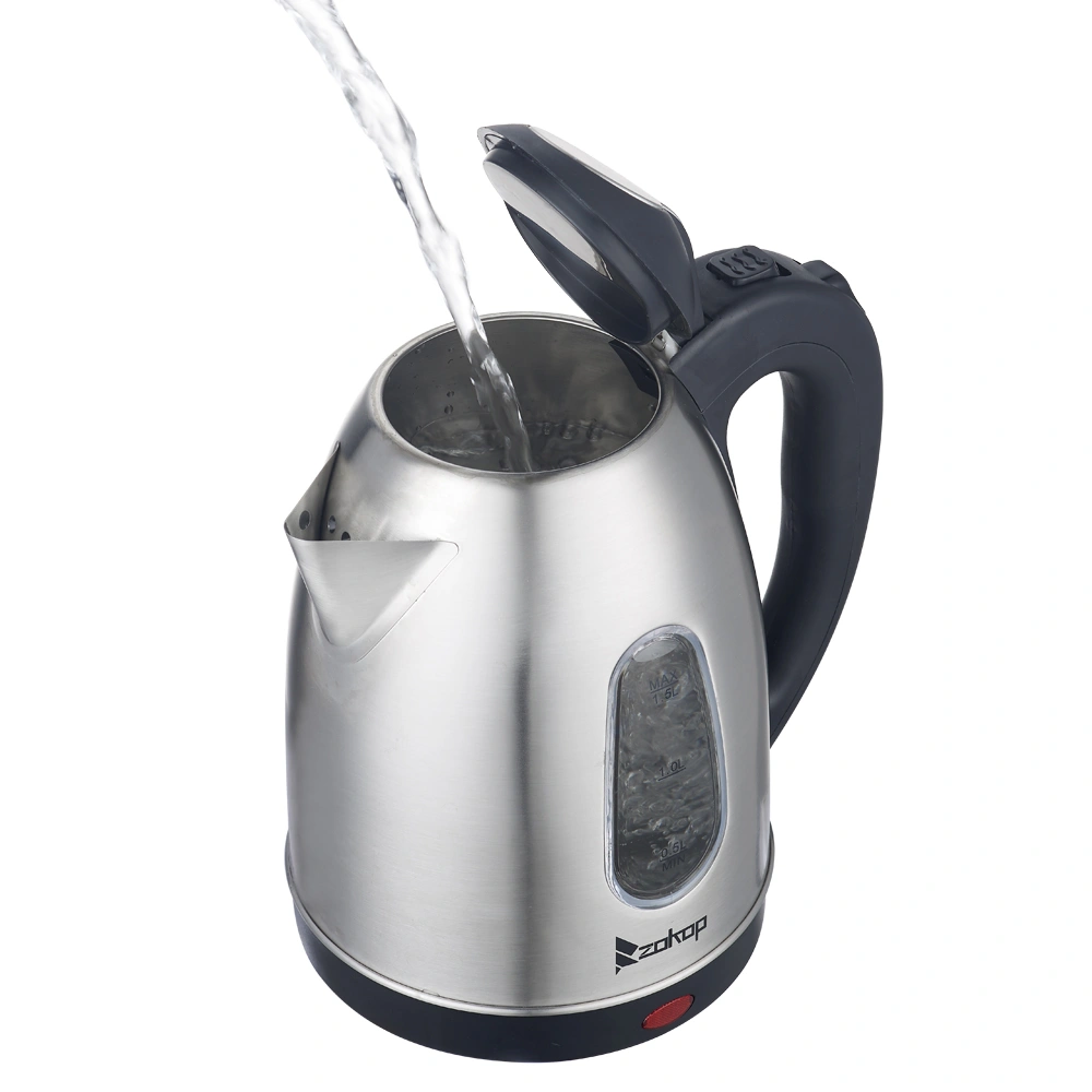HD-1802S 220V 2000W Electric Kettle, 1.5L Stainless Steel Water Boiler with Visible Water Window, Fast Boiling view 3