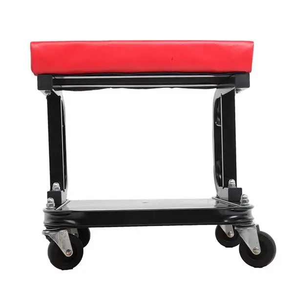 U-Shaped Rolling Creeper Seat Red & Black view 5